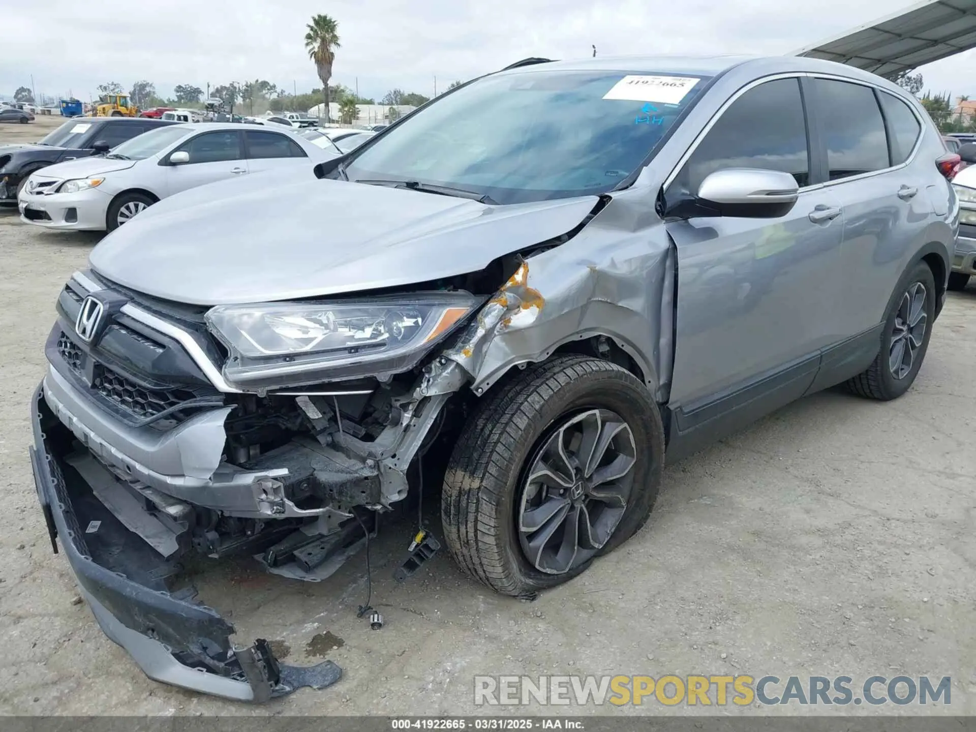2 Photograph of a damaged car 2HKRW1H5XNH408866 HONDA CR-V 2022