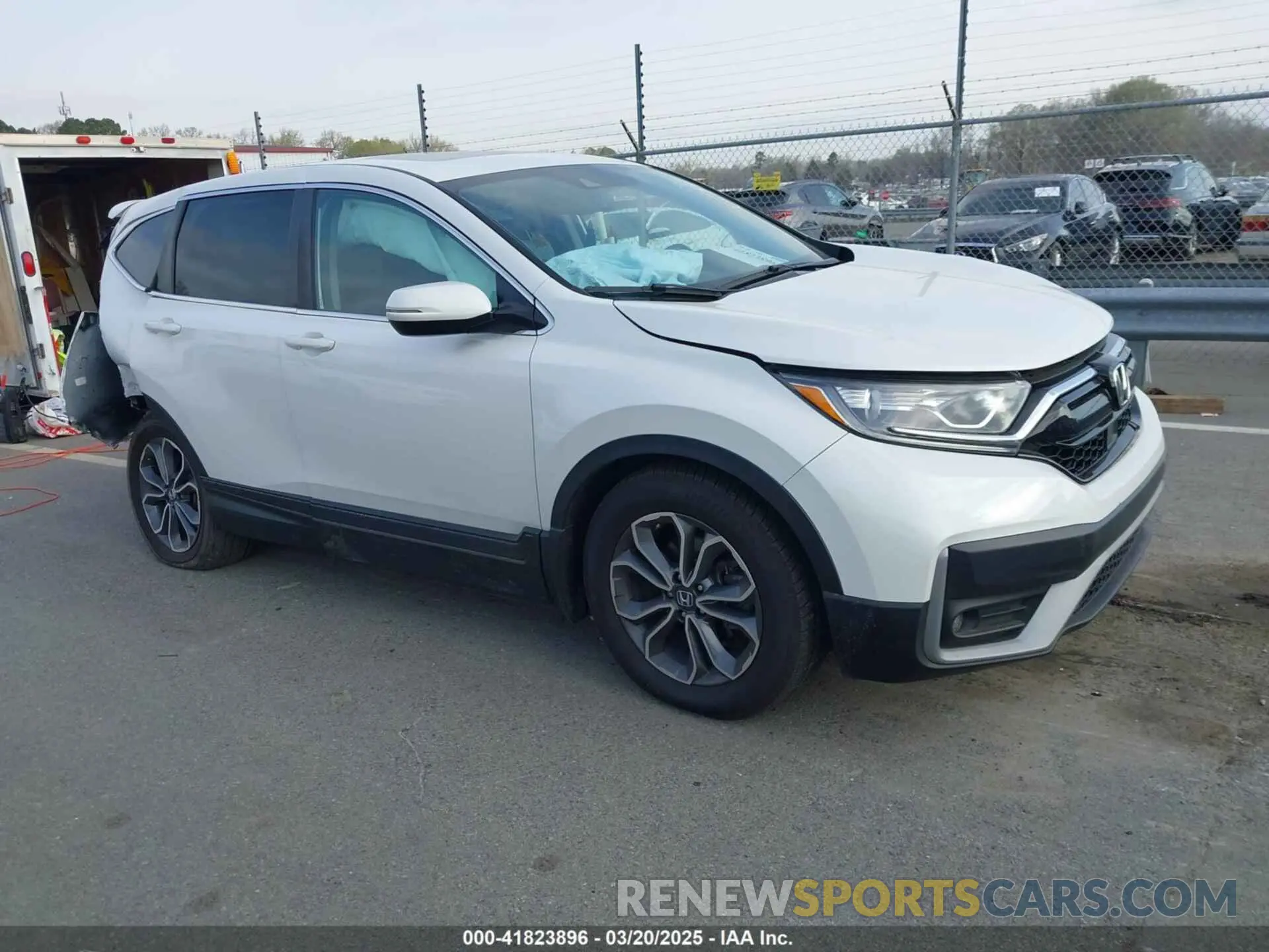 1 Photograph of a damaged car 2HKRW1H89NH409209 HONDA CR-V 2022