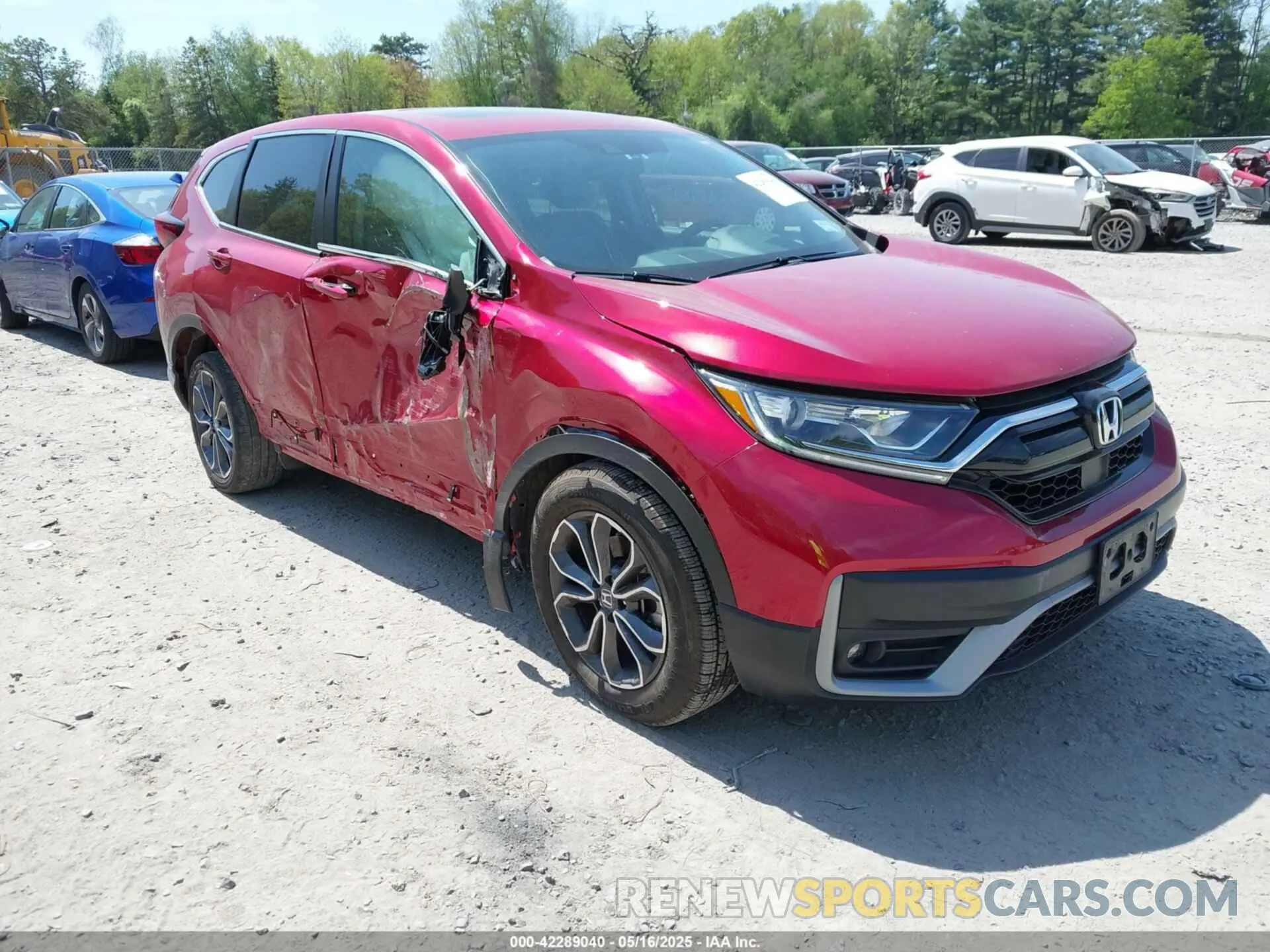 1 Photograph of a damaged car 2HKRW2H51NH645459 HONDA CR-V 2022