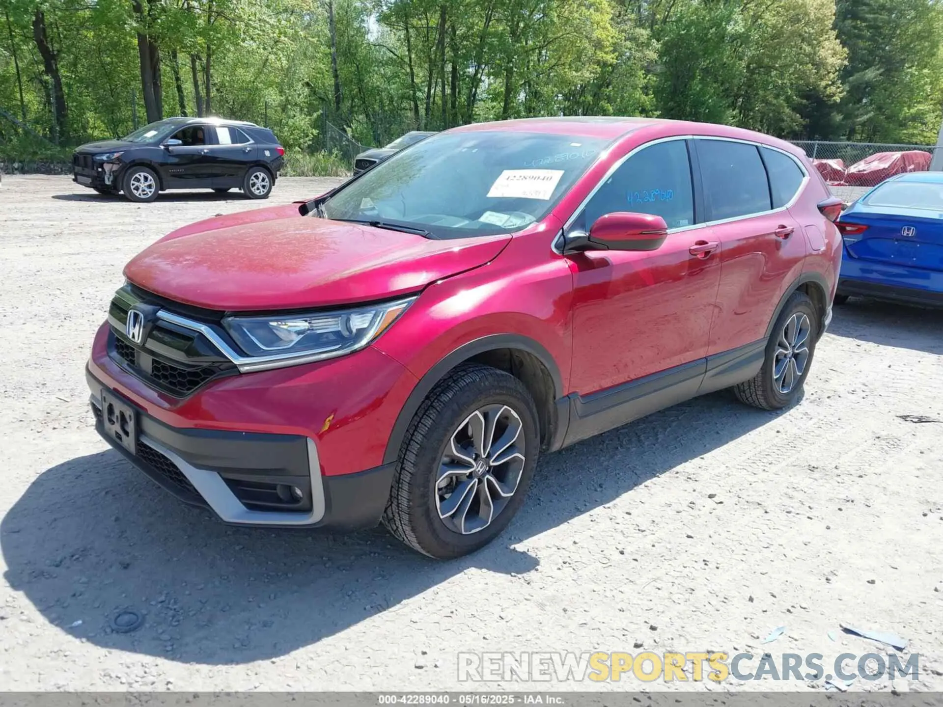 2 Photograph of a damaged car 2HKRW2H51NH645459 HONDA CR-V 2022