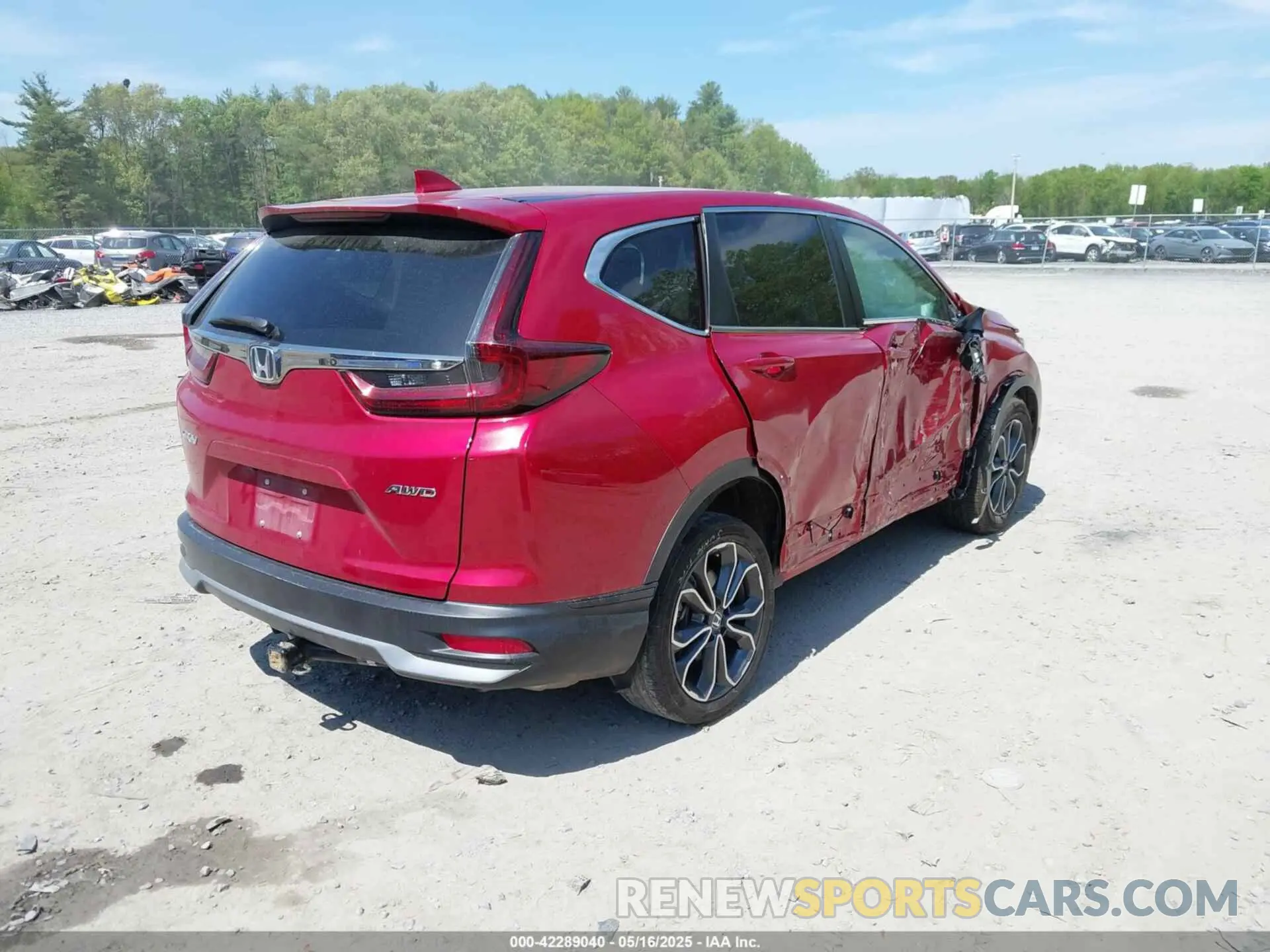 4 Photograph of a damaged car 2HKRW2H51NH645459 HONDA CR-V 2022