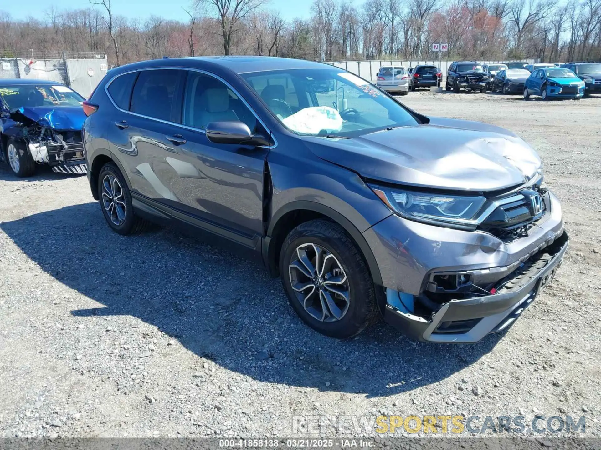1 Photograph of a damaged car 2HKRW2H52NH611255 HONDA CR-V 2022