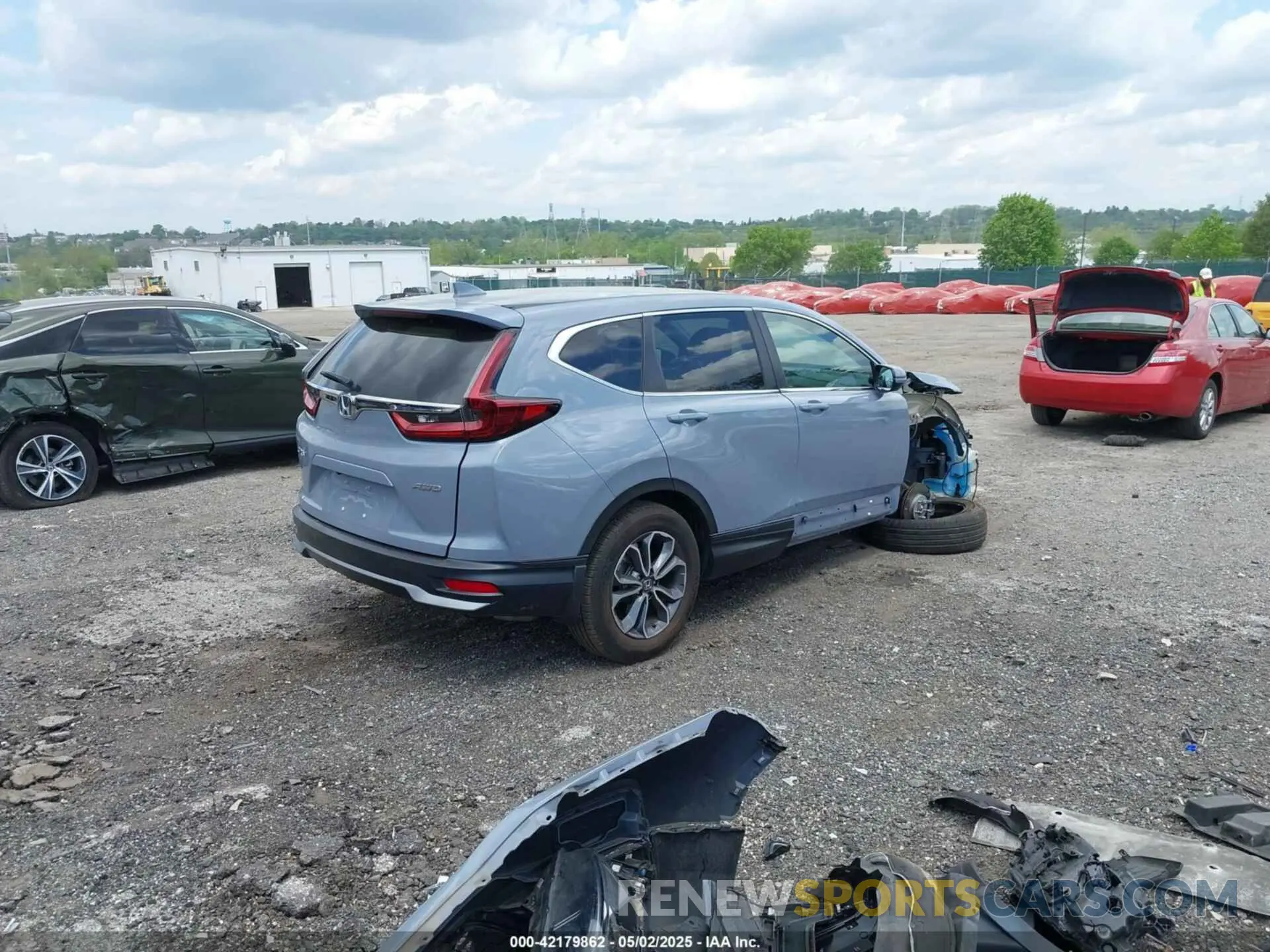 4 Photograph of a damaged car 2HKRW2H54NH602248 HONDA CR-V 2022
