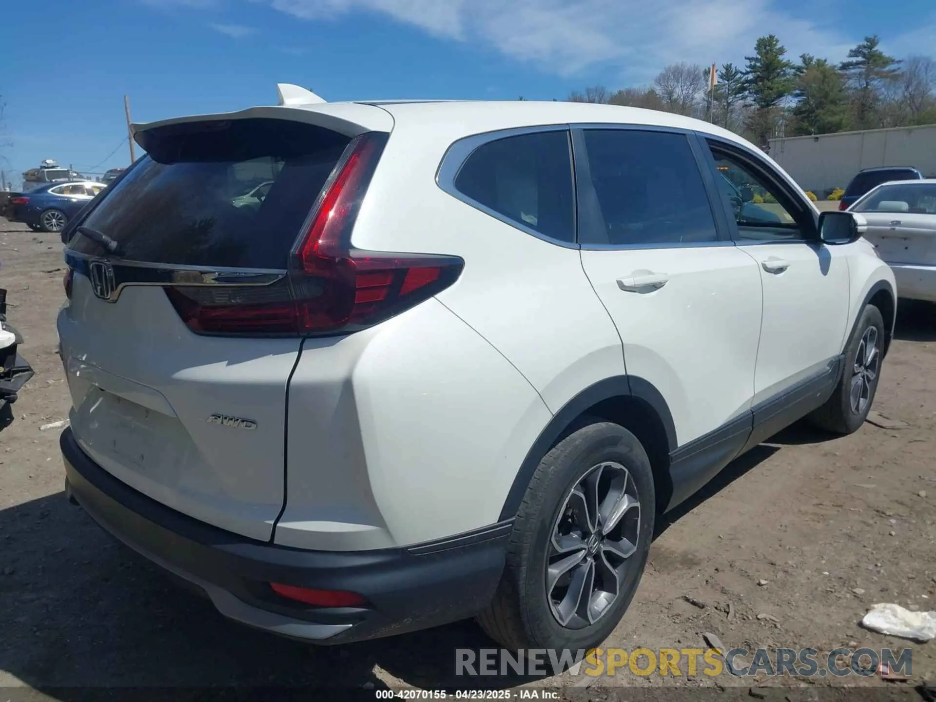4 Фотография поврежденного автомобиля 2HKRW2H55NH659316 HONDA CR-V 2022