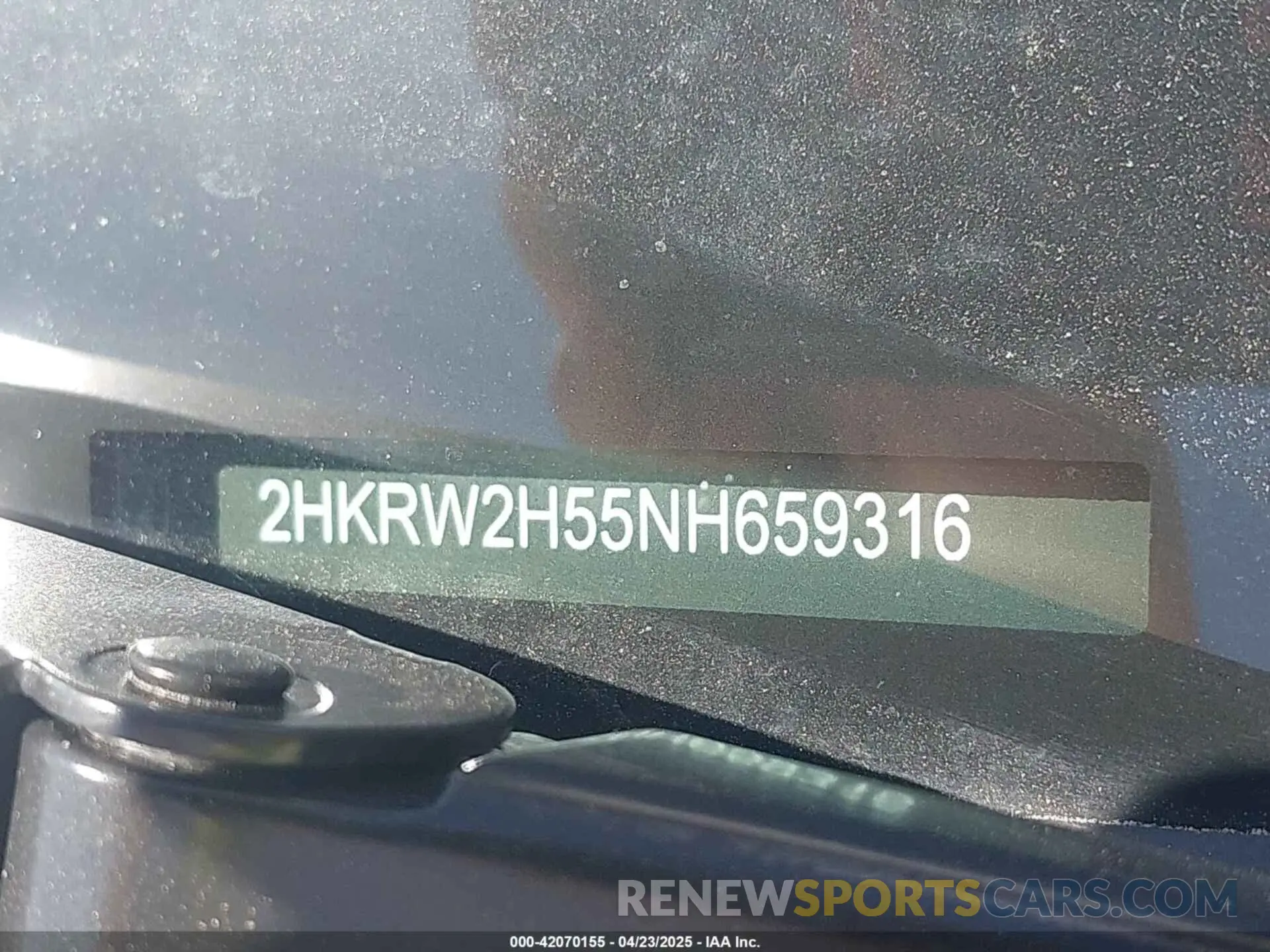 9 Фотография поврежденного автомобиля 2HKRW2H55NH659316 HONDA CR-V 2022