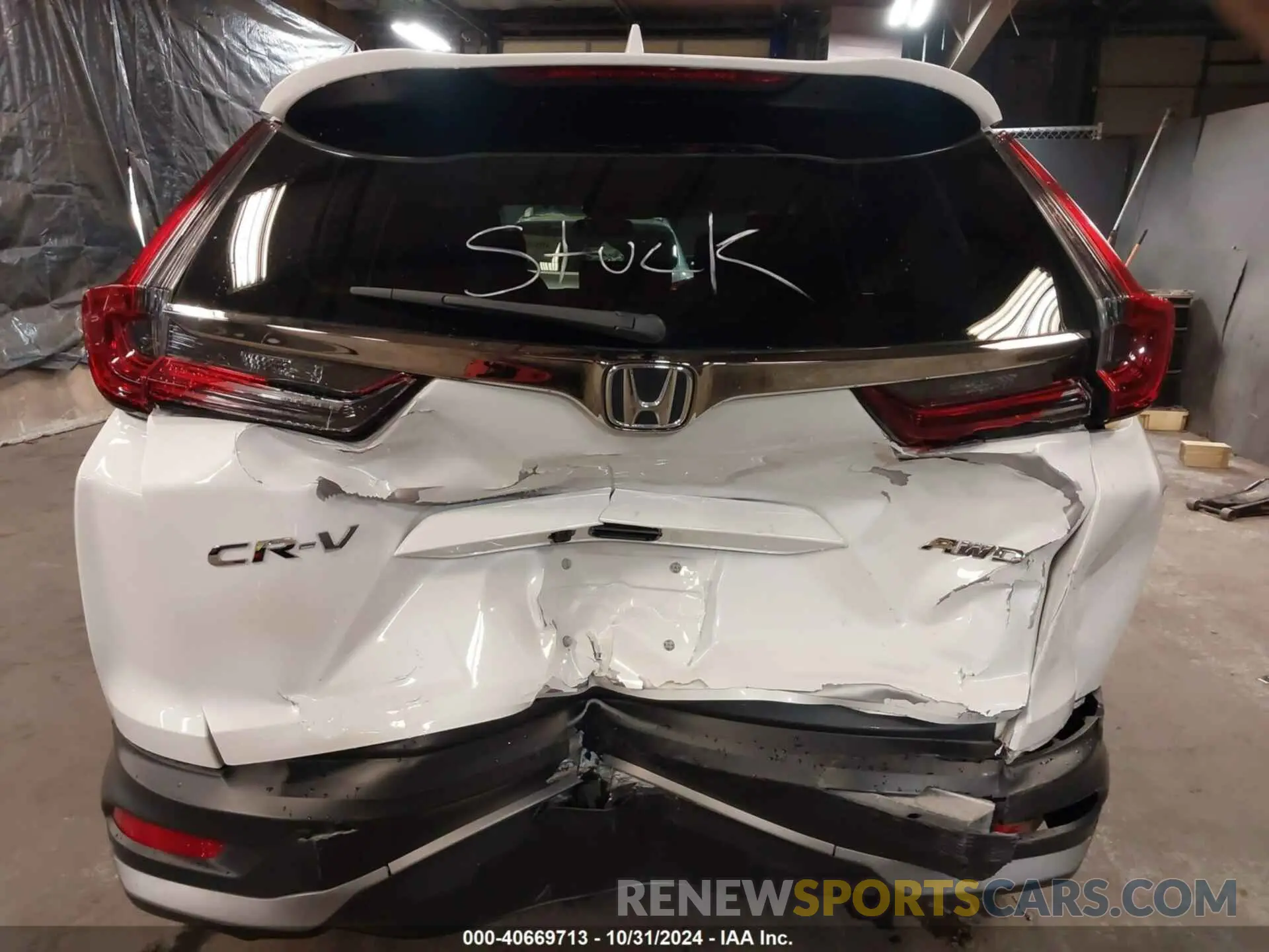 6 Фотография поврежденного автомобиля 2HKRW2H56NH643027 HONDA CR-V 2022