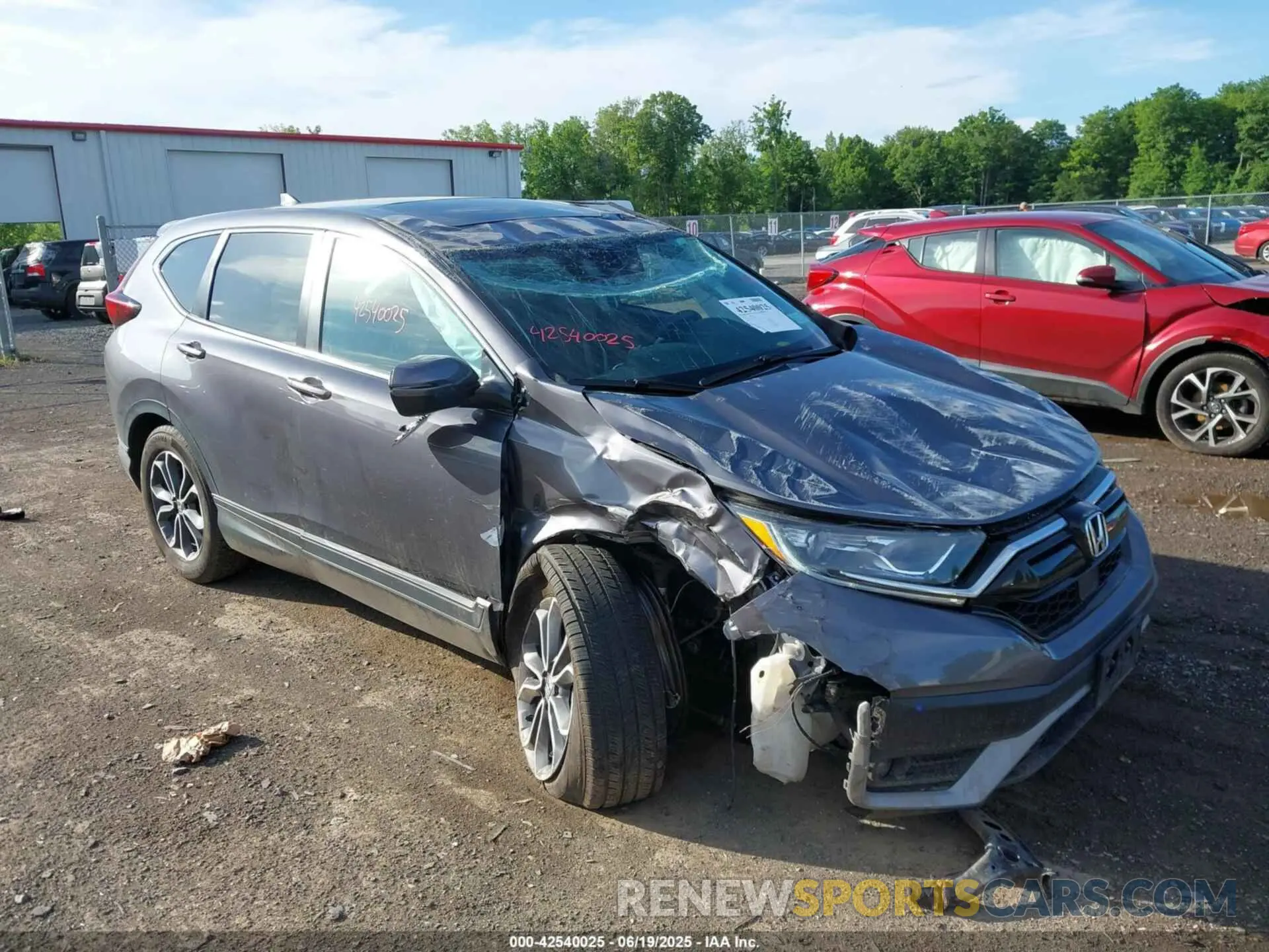 1 Photograph of a damaged car 2HKRW2H5XNH628708 HONDA CR-V 2022