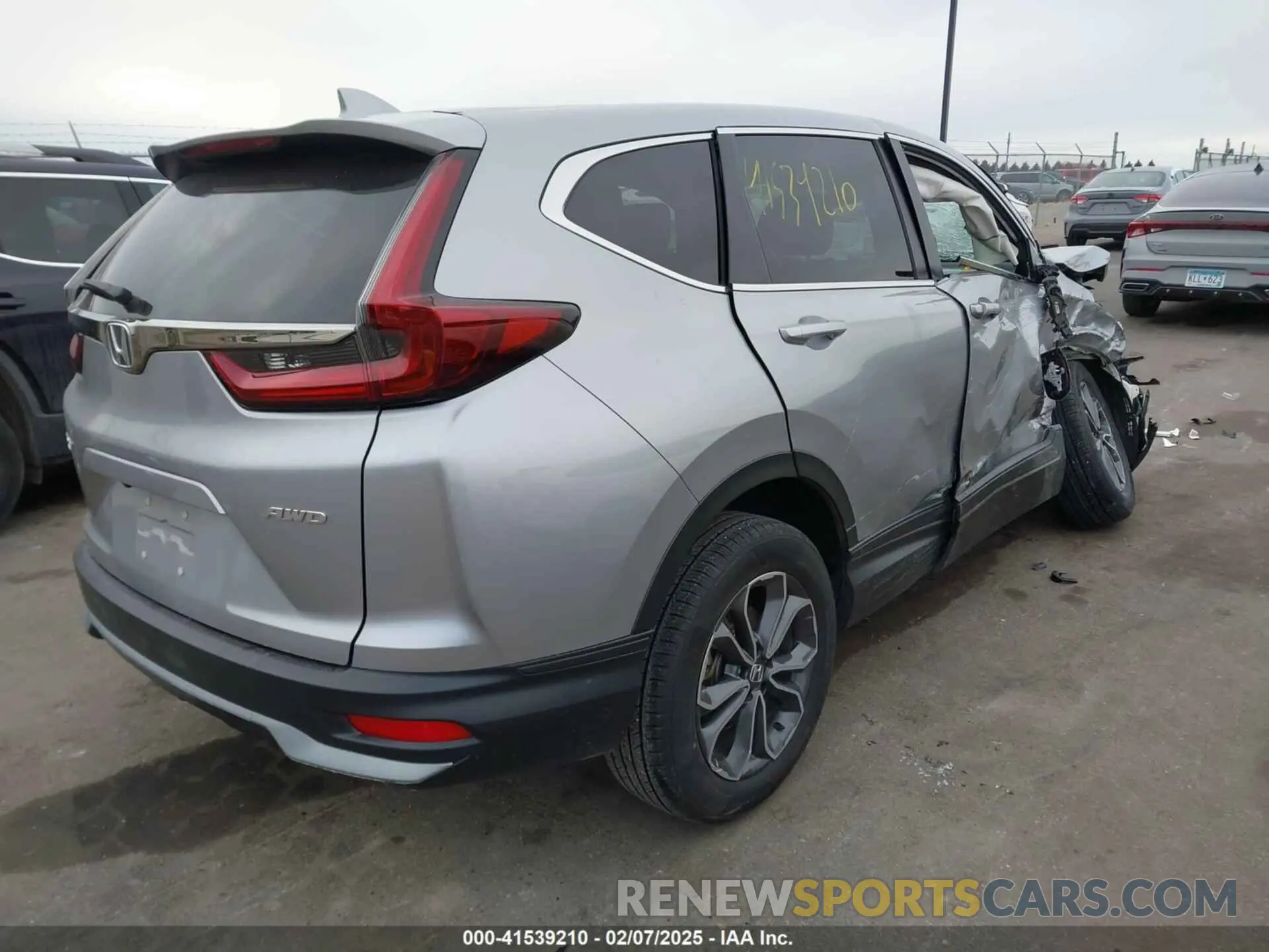 4 Фотография поврежденного автомобиля 2HKRW2H5XNH659408 HONDA CR-V 2022