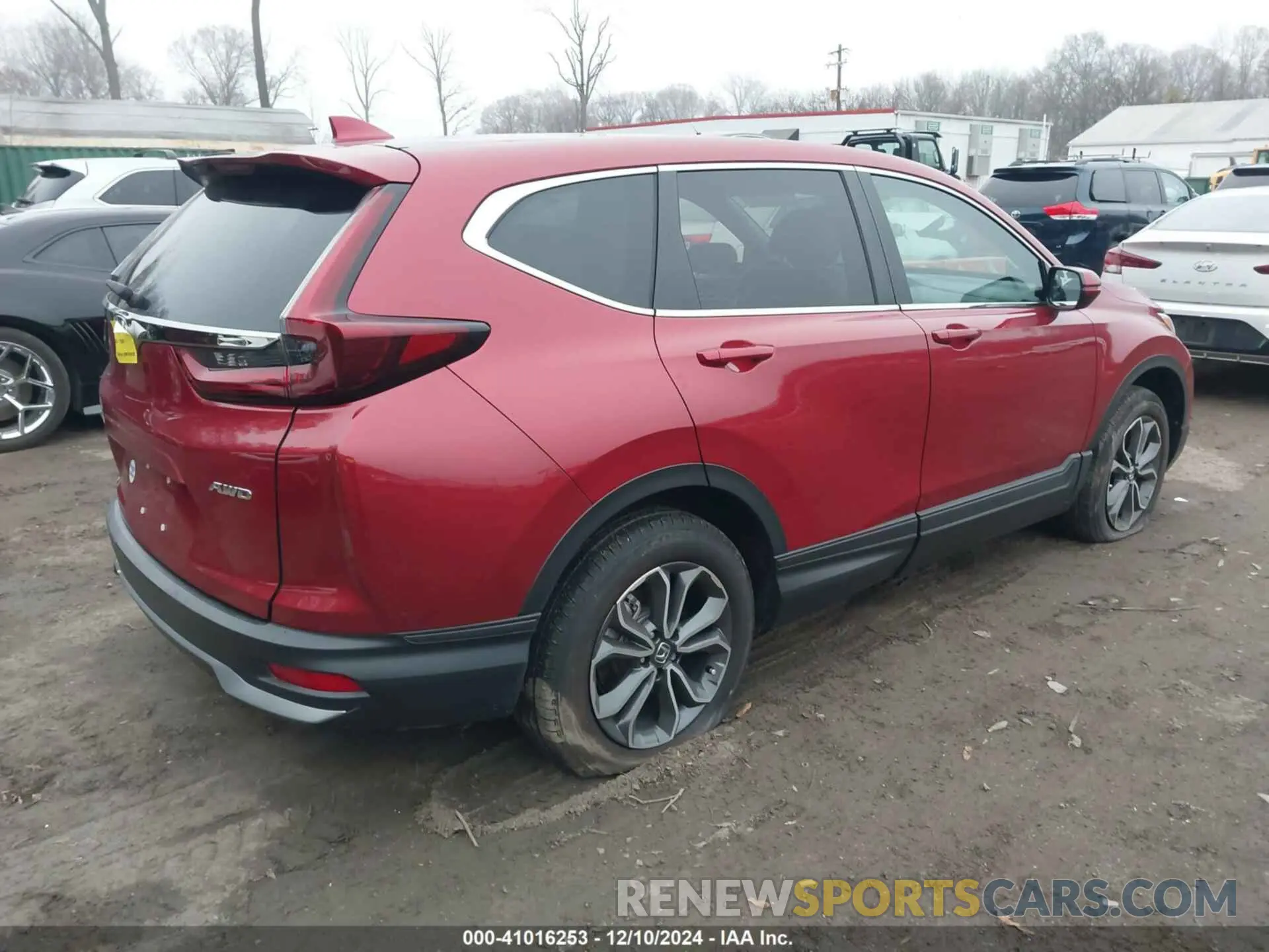 4 Фотография поврежденного автомобиля 2HKRW2H83NH648762 HONDA CR-V 2022