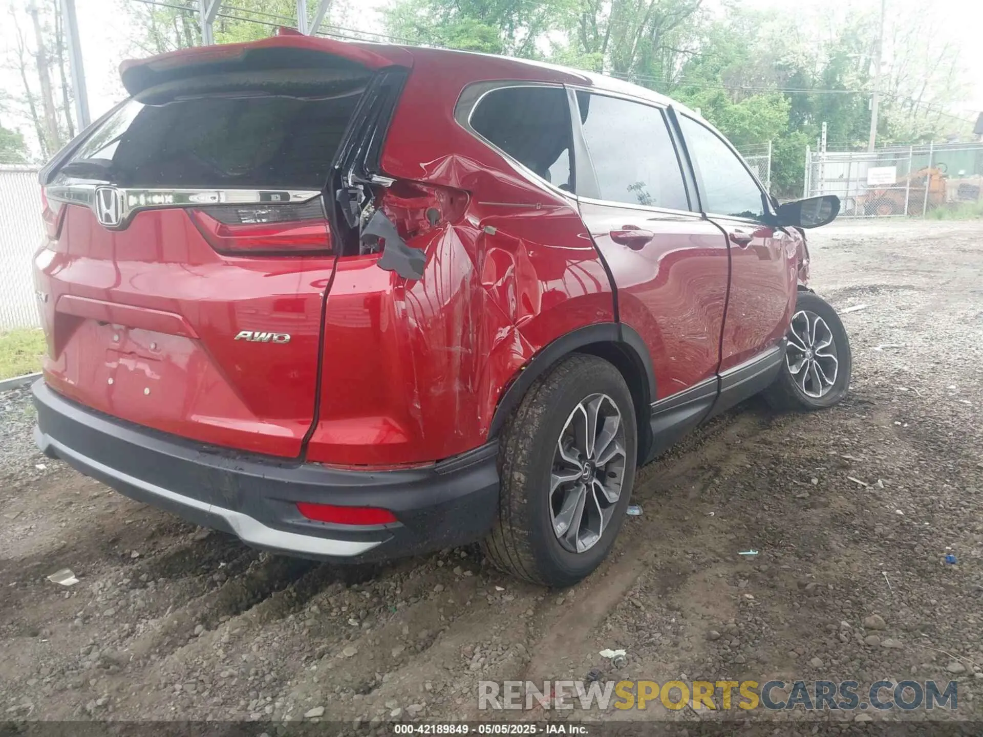 4 Фотография поврежденного автомобиля 2HKRW2H87NH627218 HONDA CR-V 2022