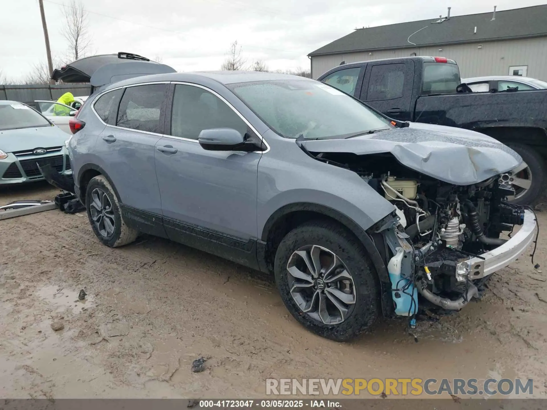 1 Photograph of a damaged car 2HKRW2H87NH637733 HONDA CR-V 2022