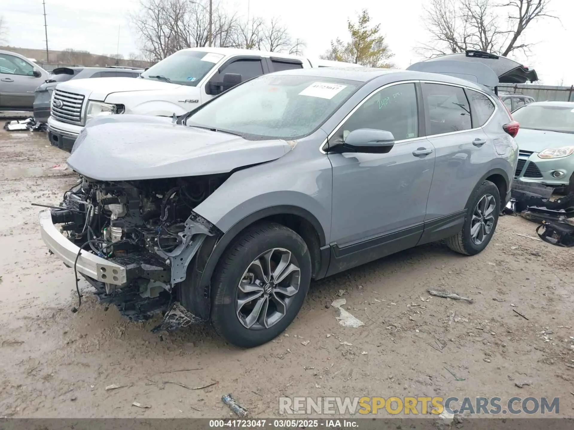 2 Photograph of a damaged car 2HKRW2H87NH637733 HONDA CR-V 2022