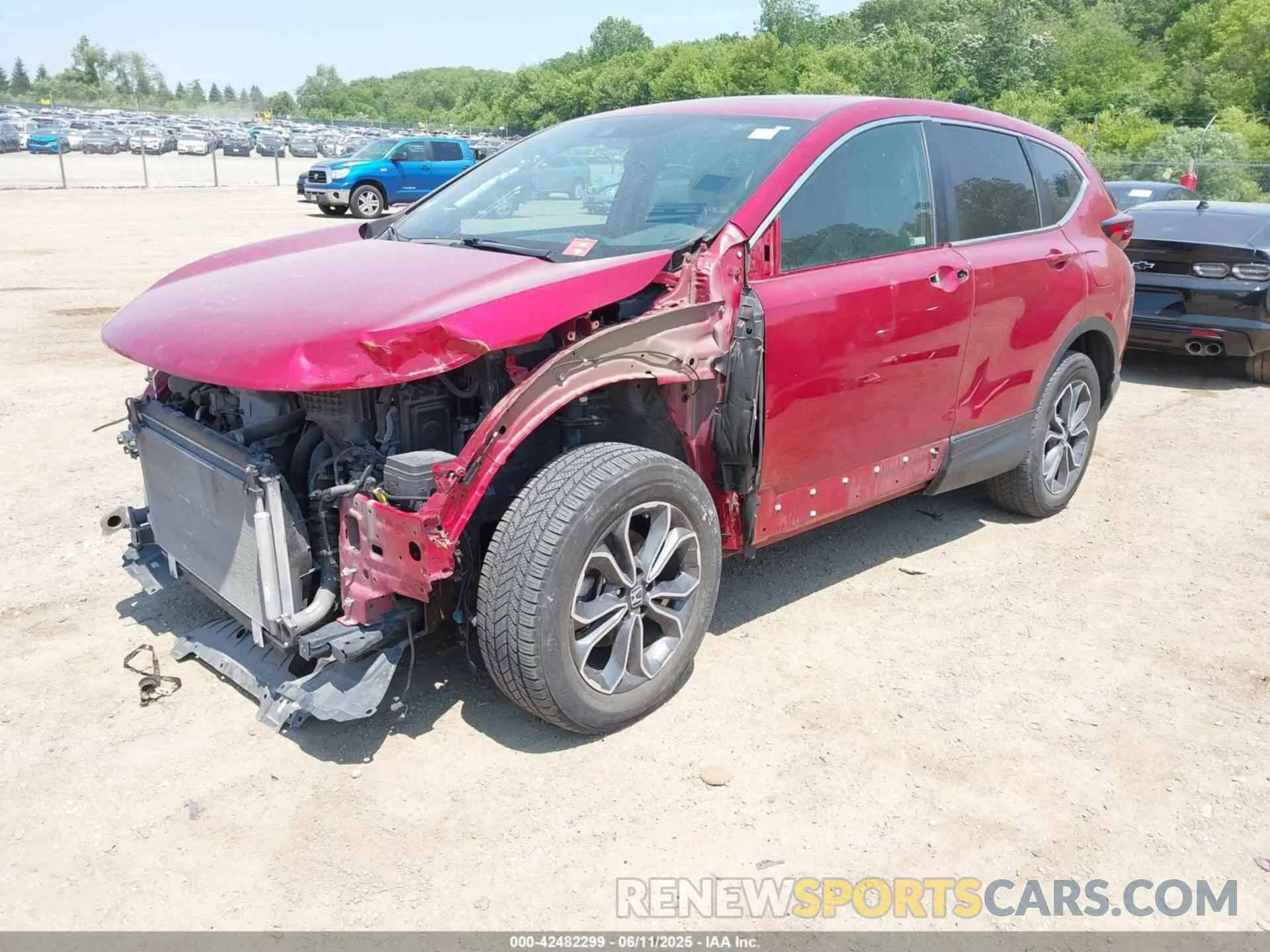 2 Photograph of a damaged car 2HKRW2H87NH656833 HONDA CR-V 2022