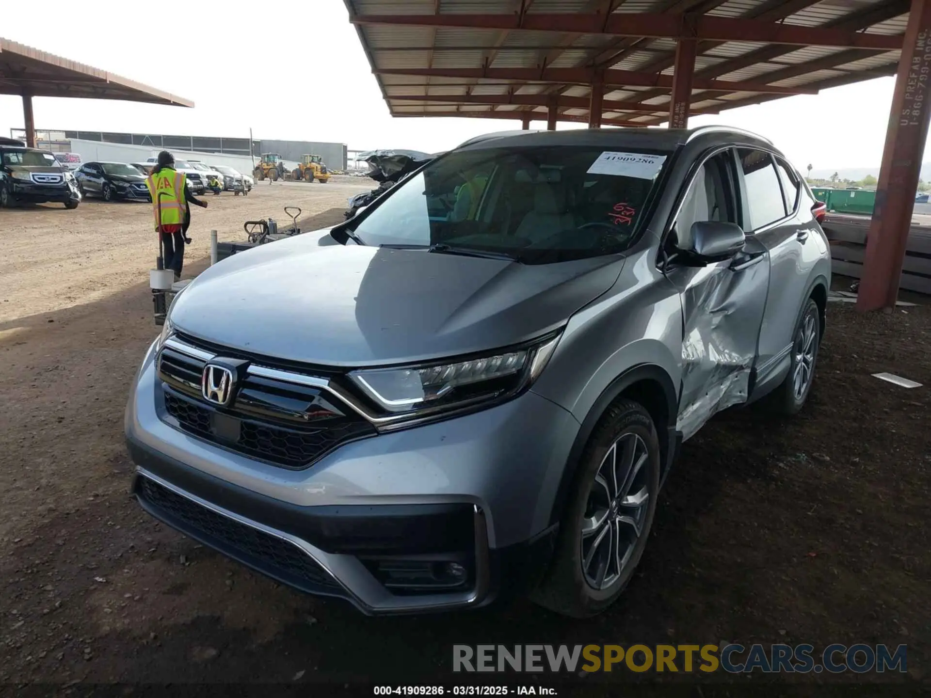 2 Фотография поврежденного автомобиля 2HKRW2H90NH639932 HONDA CR-V 2022
