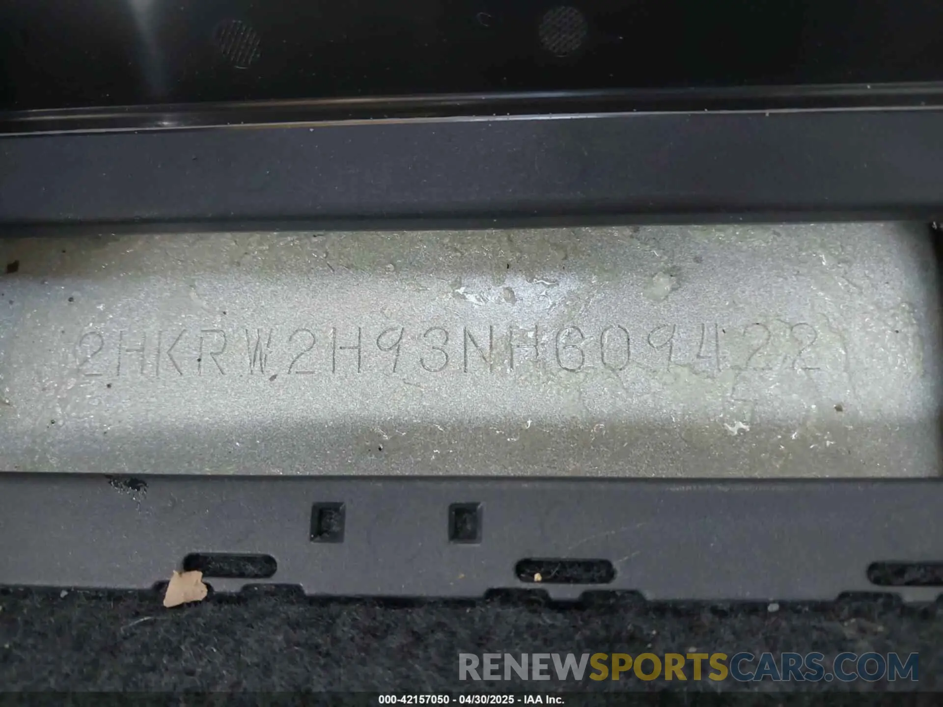 9 Фотография поврежденного автомобиля 2HKRW2H93NH609422 HONDA CR-V 2022