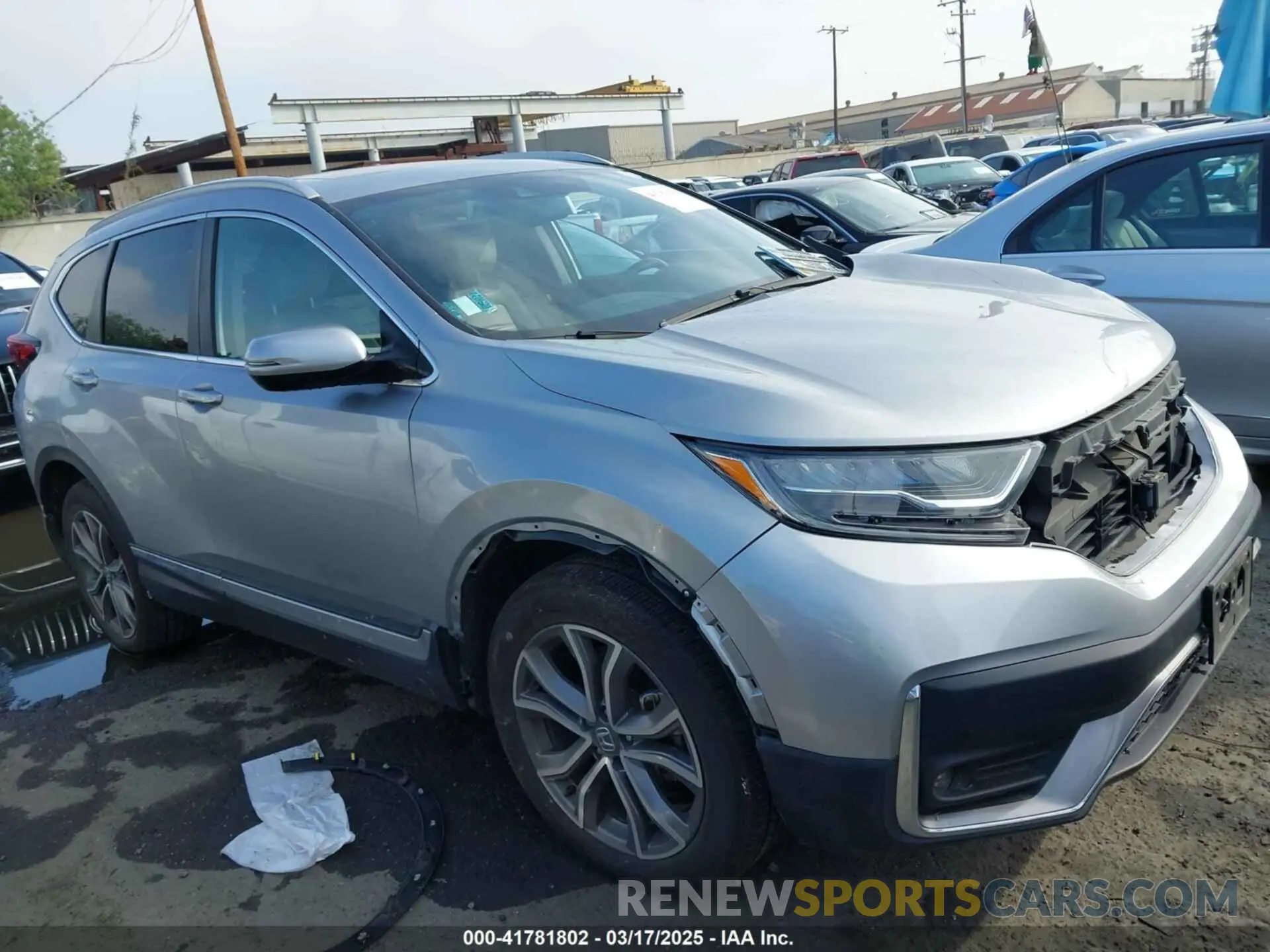 1 Photograph of a damaged car 2HKRW2H99NH655482 HONDA CR-V 2022