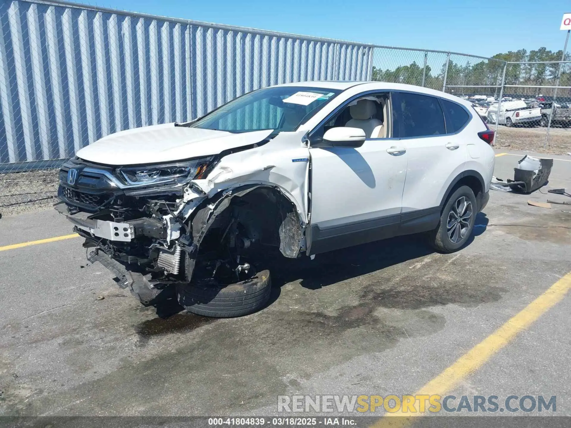2 Photograph of a damaged car 5J6RT6H83NL029858 HONDA CR-V 2022