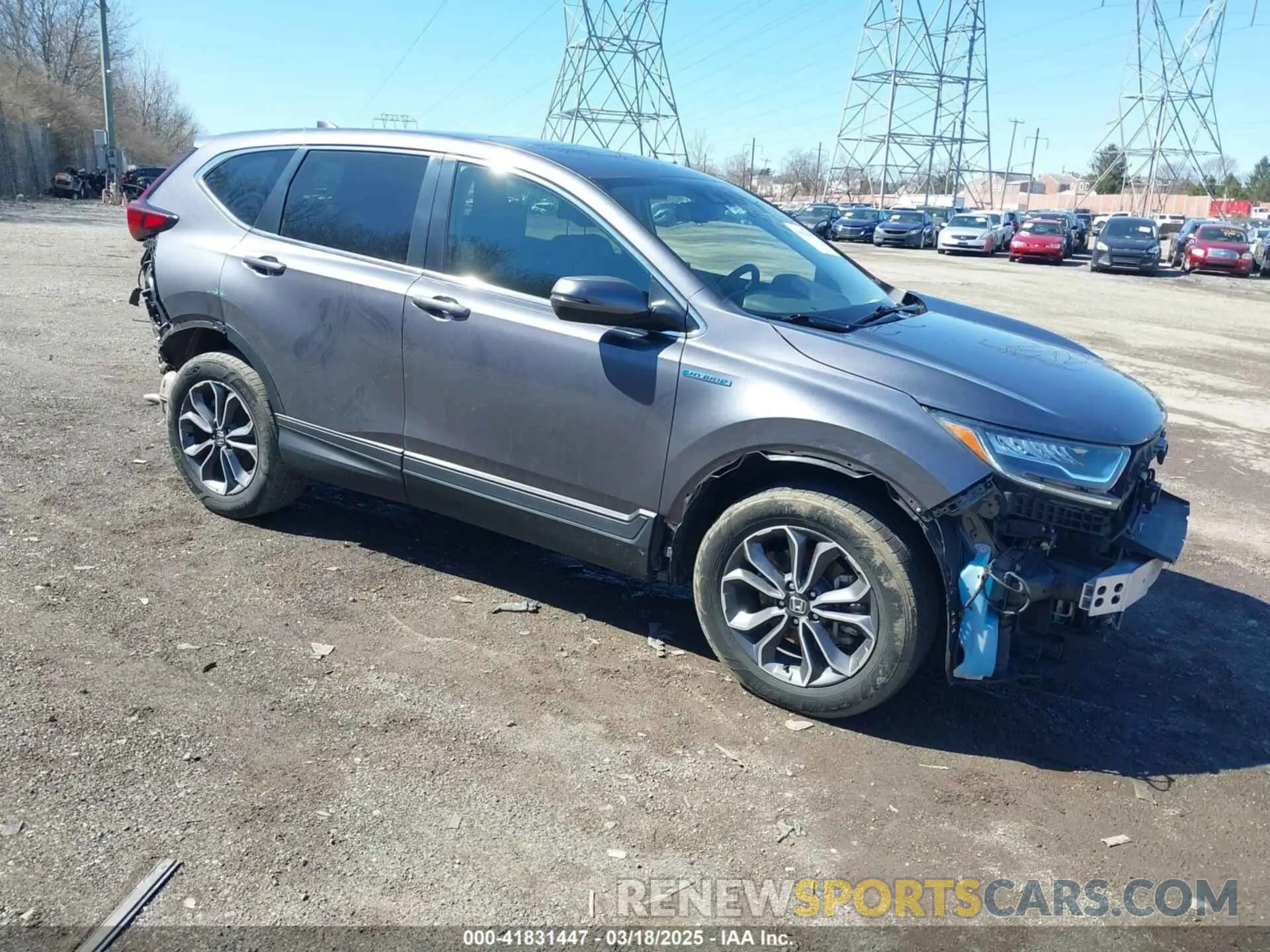 1 Photograph of a damaged car 5J6RT6H83NL032596 HONDA CR-V 2022