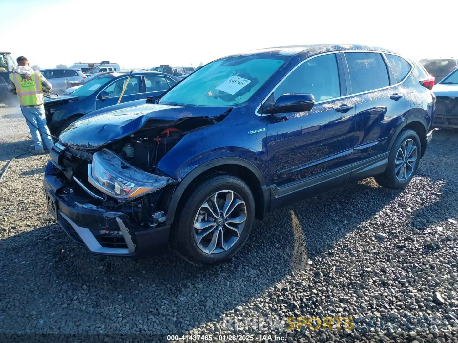 2 Photograph of a damaged car 5J6RT6H87NL053984 HONDA CR-V 2022