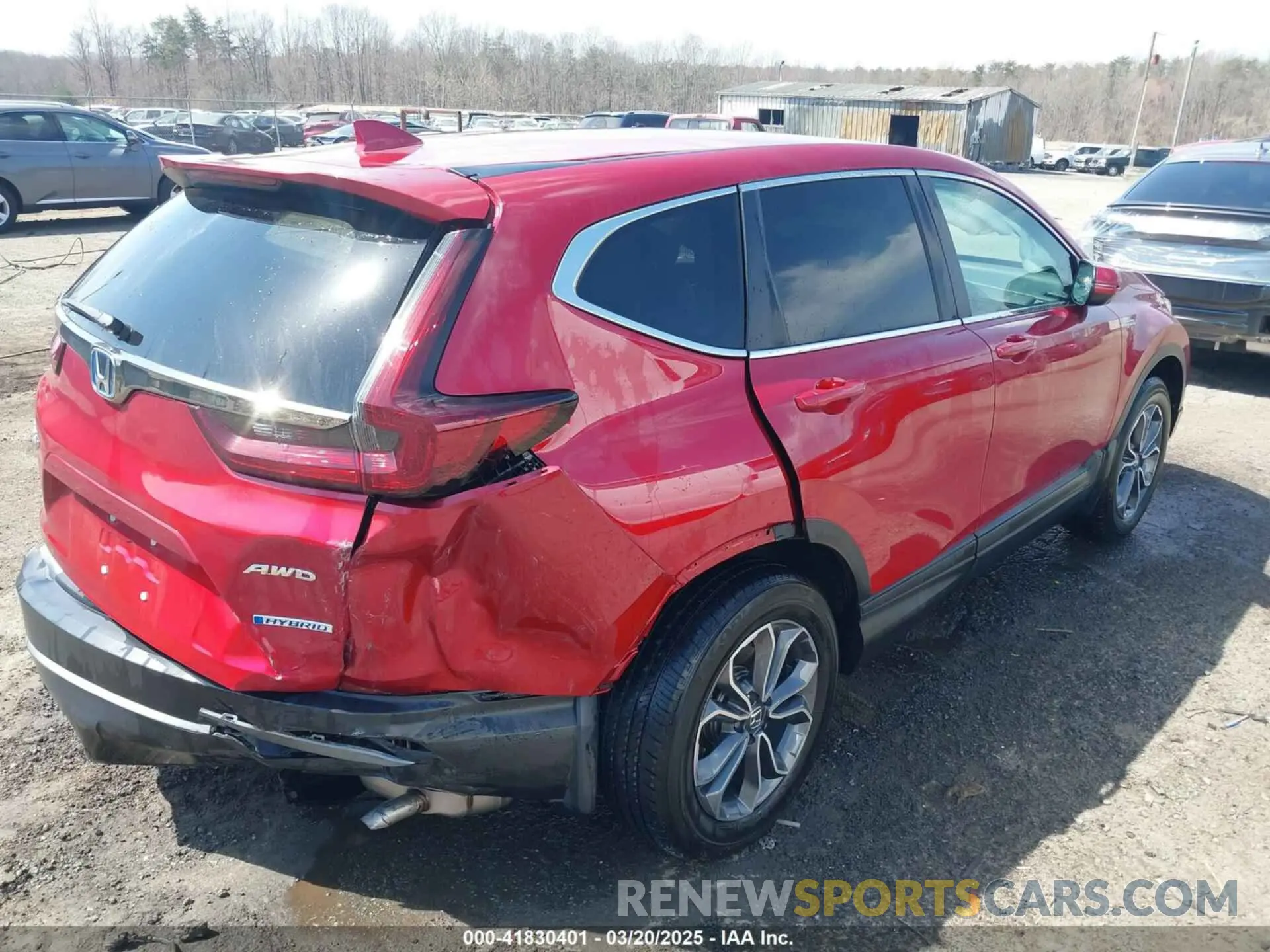 4 Фотография поврежденного автомобиля 5J6RT6H88NL050575 HONDA CR-V 2022