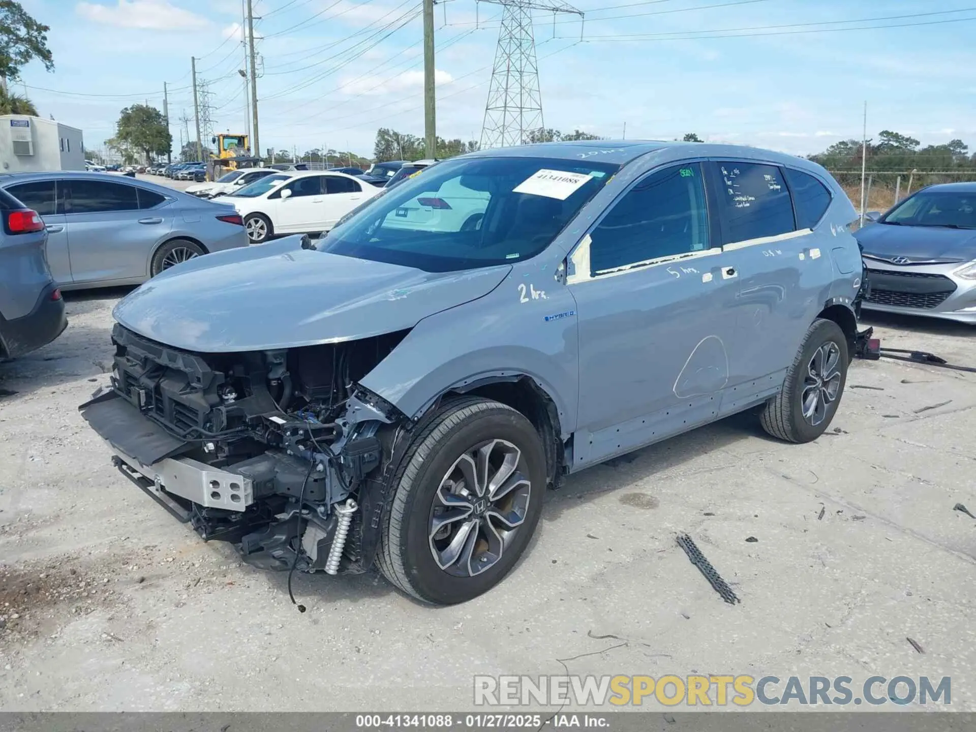 2 Фотография поврежденного автомобиля 5J6RT6H8XNL042669 HONDA CR-V 2022