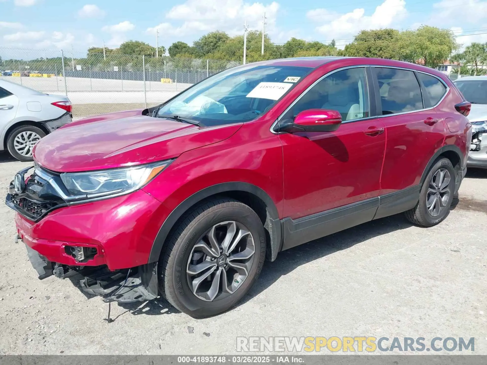 2 Фотография поврежденного автомобиля 5J6RW1H84NA005056 HONDA CR-V 2022