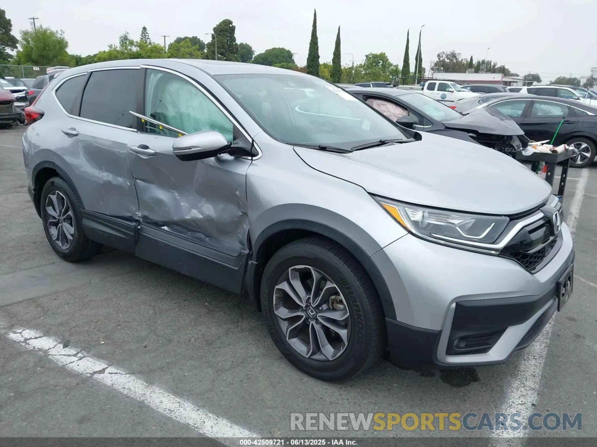1 Photograph of a damaged car 5J6RW1H85NA021377 HONDA CR-V 2022