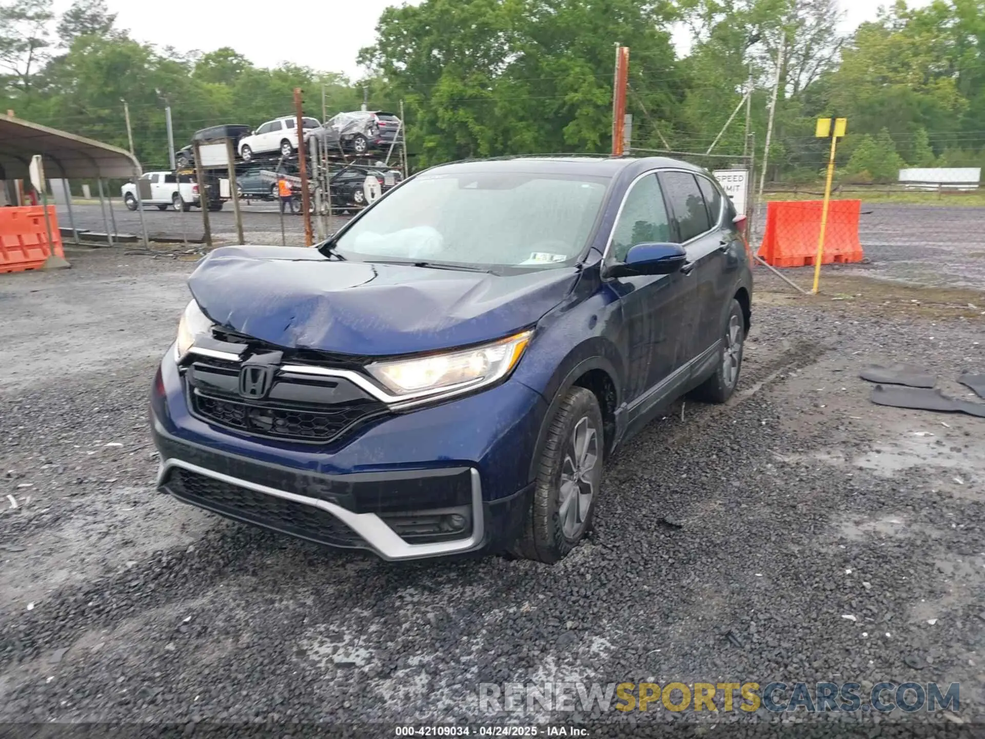 2 Фотография поврежденного автомобиля 5J6RW2H54NA006347 HONDA CR-V 2022