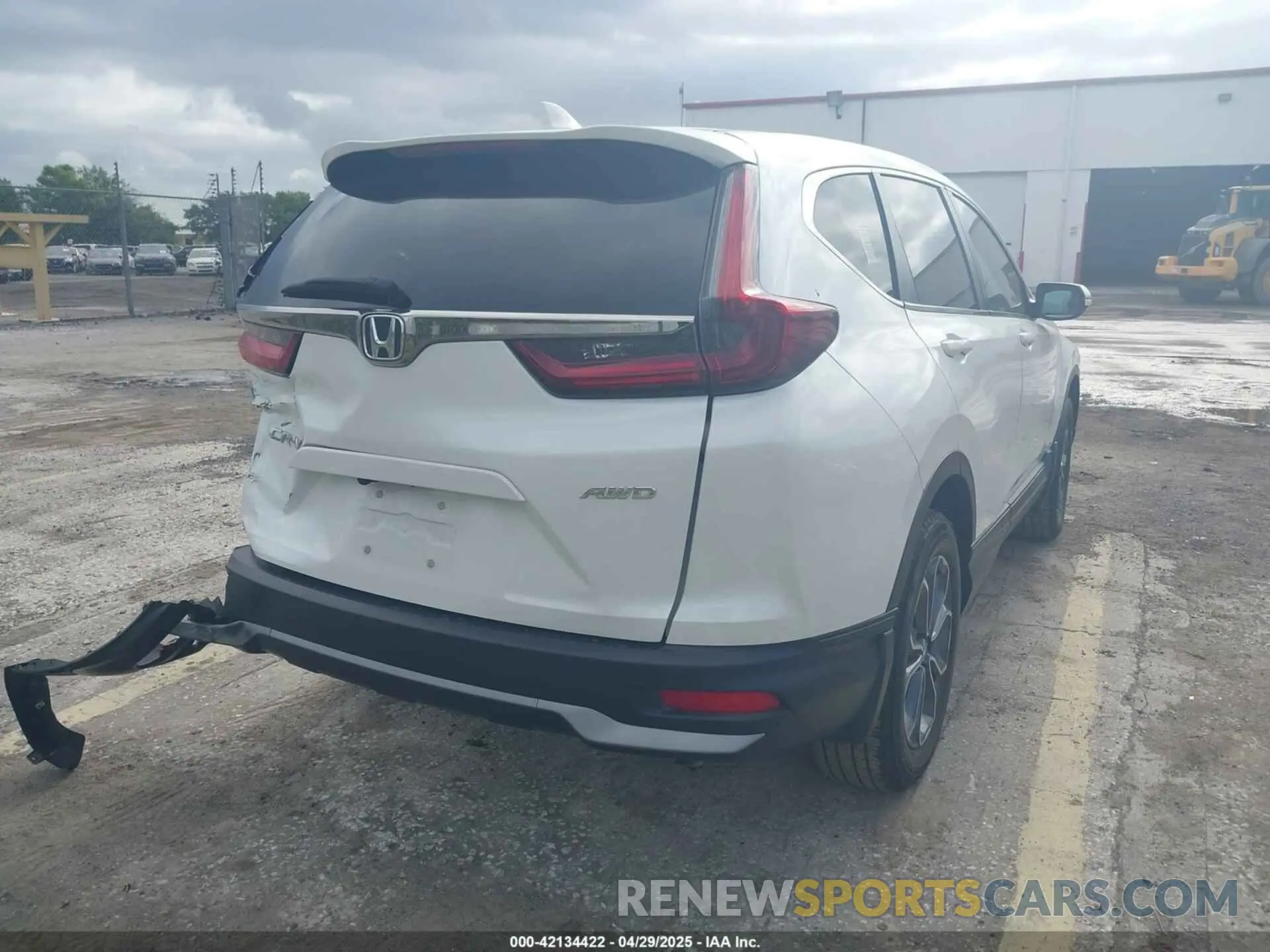 4 Photograph of a damaged car 5J6RW2H54NA016635 HONDA CR-V 2022