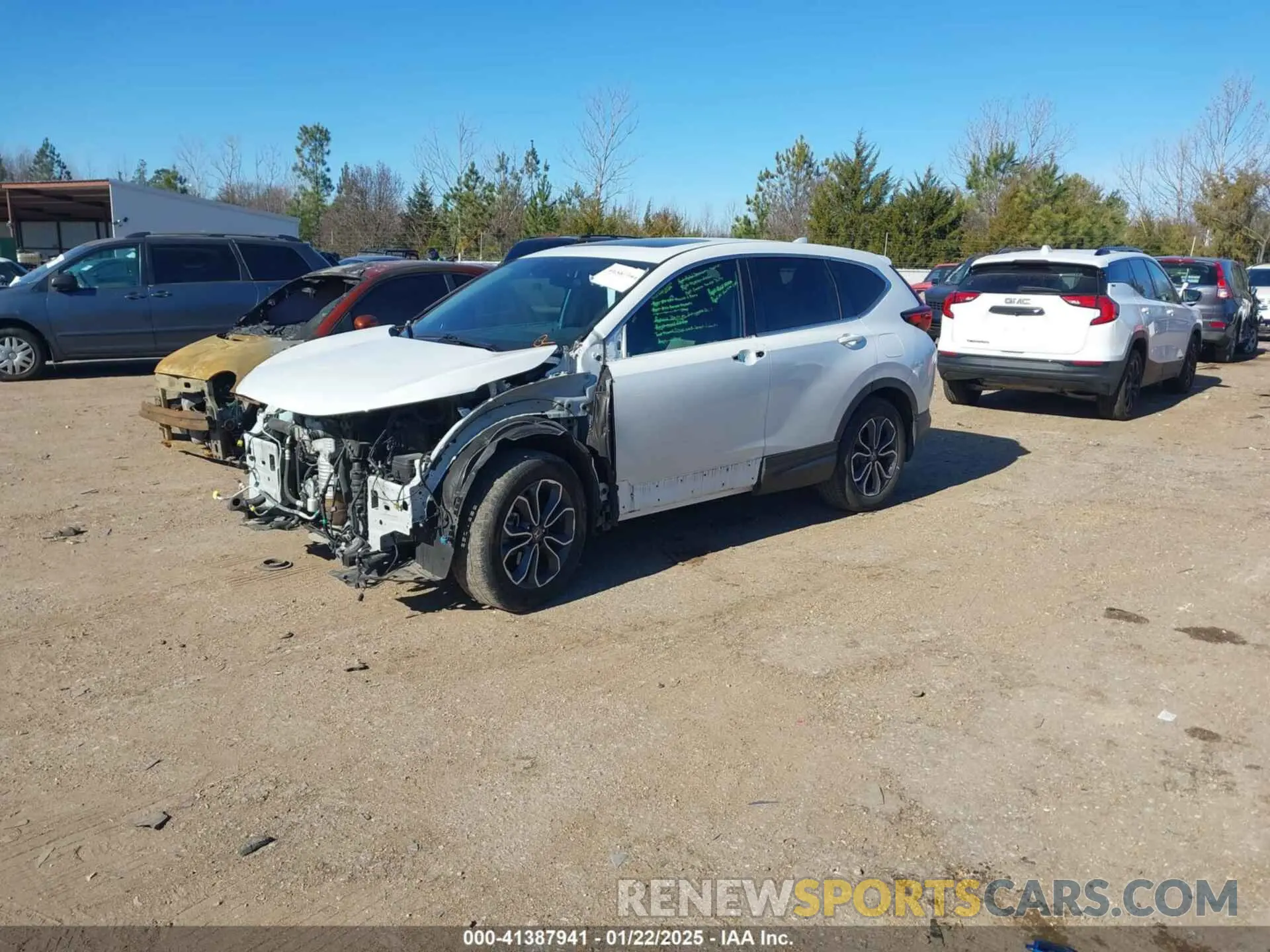 2 Фотография поврежденного автомобиля 7FARW1H51NE024252 HONDA CR-V 2022