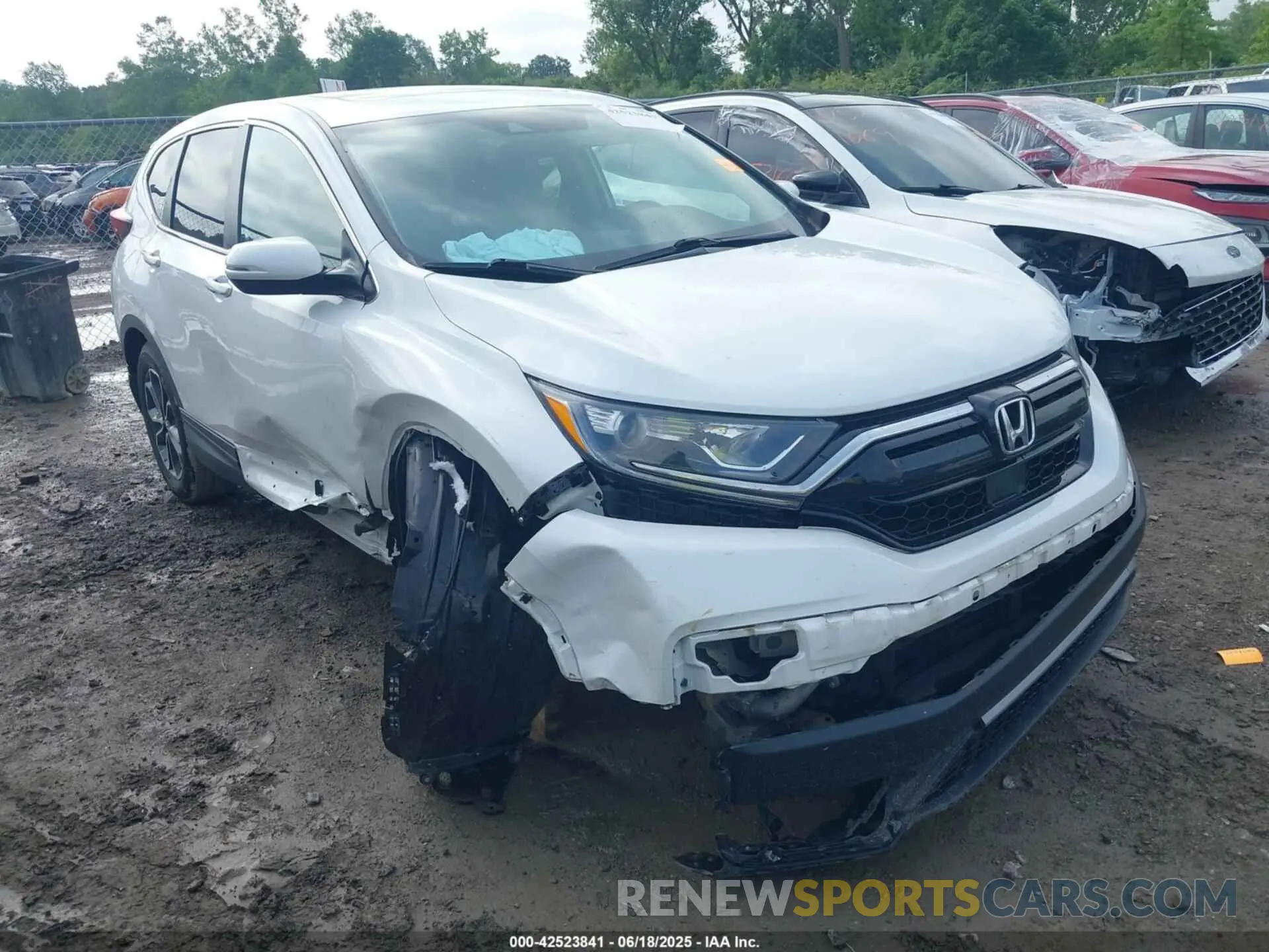 6 Фотография поврежденного автомобиля 7FARW2H51NE040148 HONDA CR-V 2022
