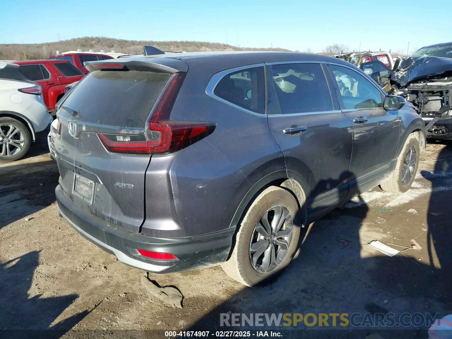 4 Фотография поврежденного автомобиля 7FARW2H54NE047966 HONDA CR-V 2022
