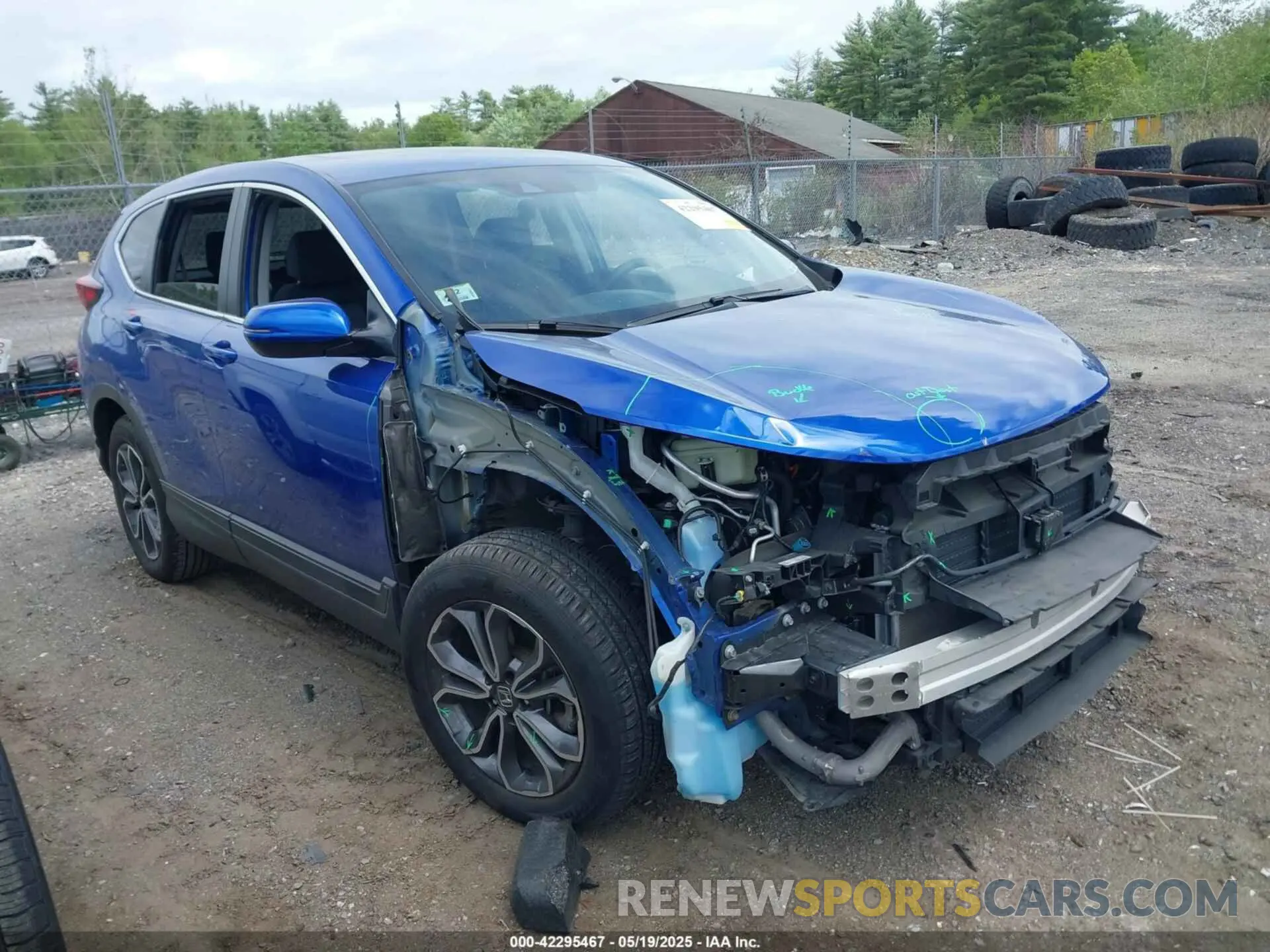 1 Photograph of a damaged car 7FARW2H55NE004205 HONDA CR-V 2022
