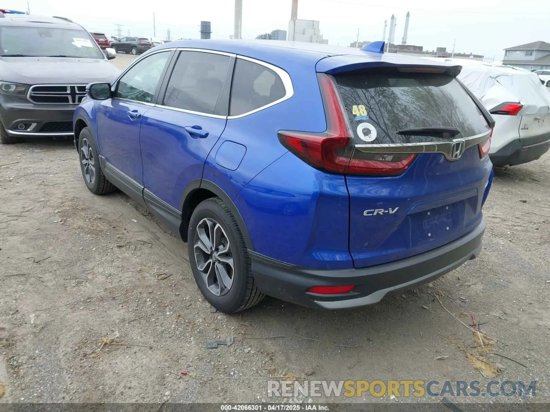 3 Фотография поврежденного автомобиля 7FARW2H55NE018038 HONDA CR-V 2022