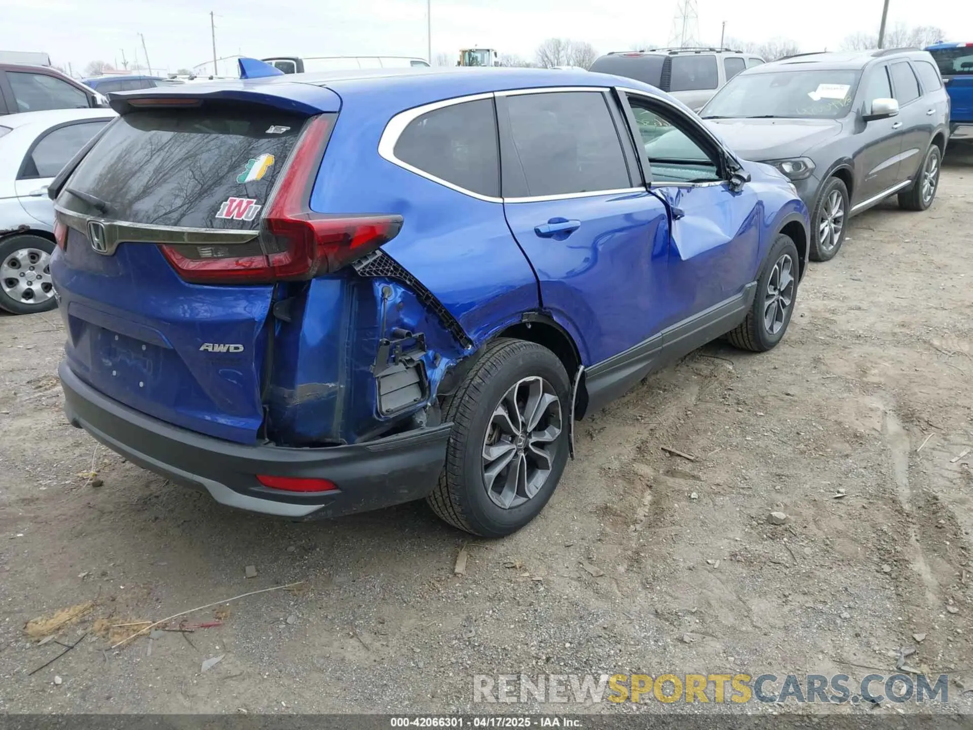 4 Фотография поврежденного автомобиля 7FARW2H55NE018038 HONDA CR-V 2022