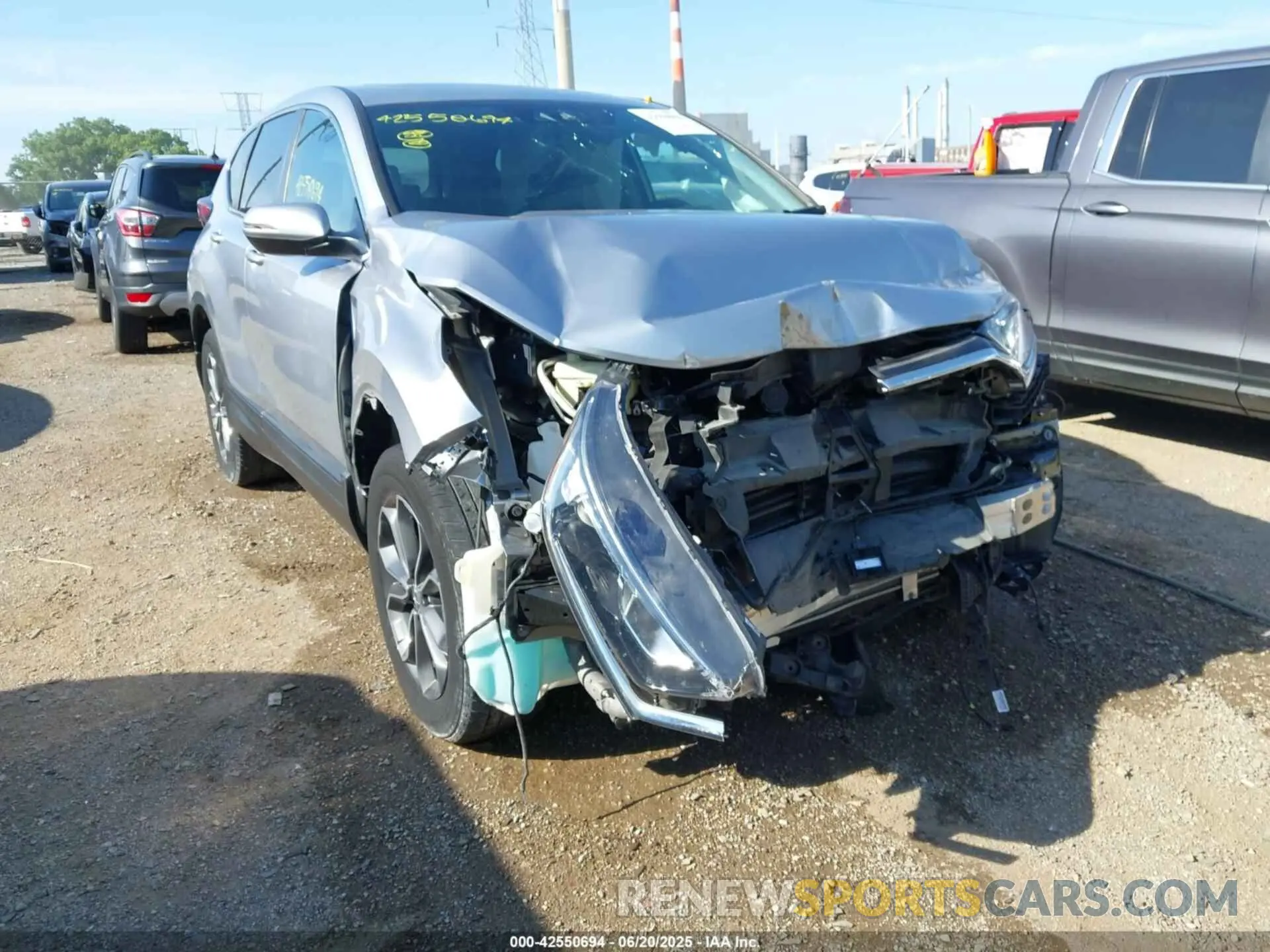 6 Фотография поврежденного автомобиля 7FARW2H82NE007802 HONDA CR-V 2022