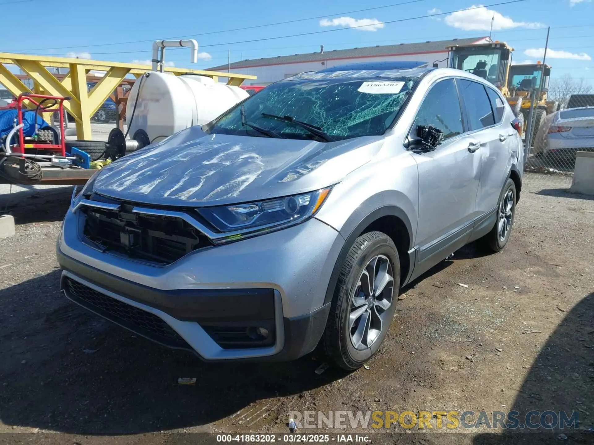 2 Фотография поврежденного автомобиля 7FARW2H86NE002084 HONDA CR-V 2022