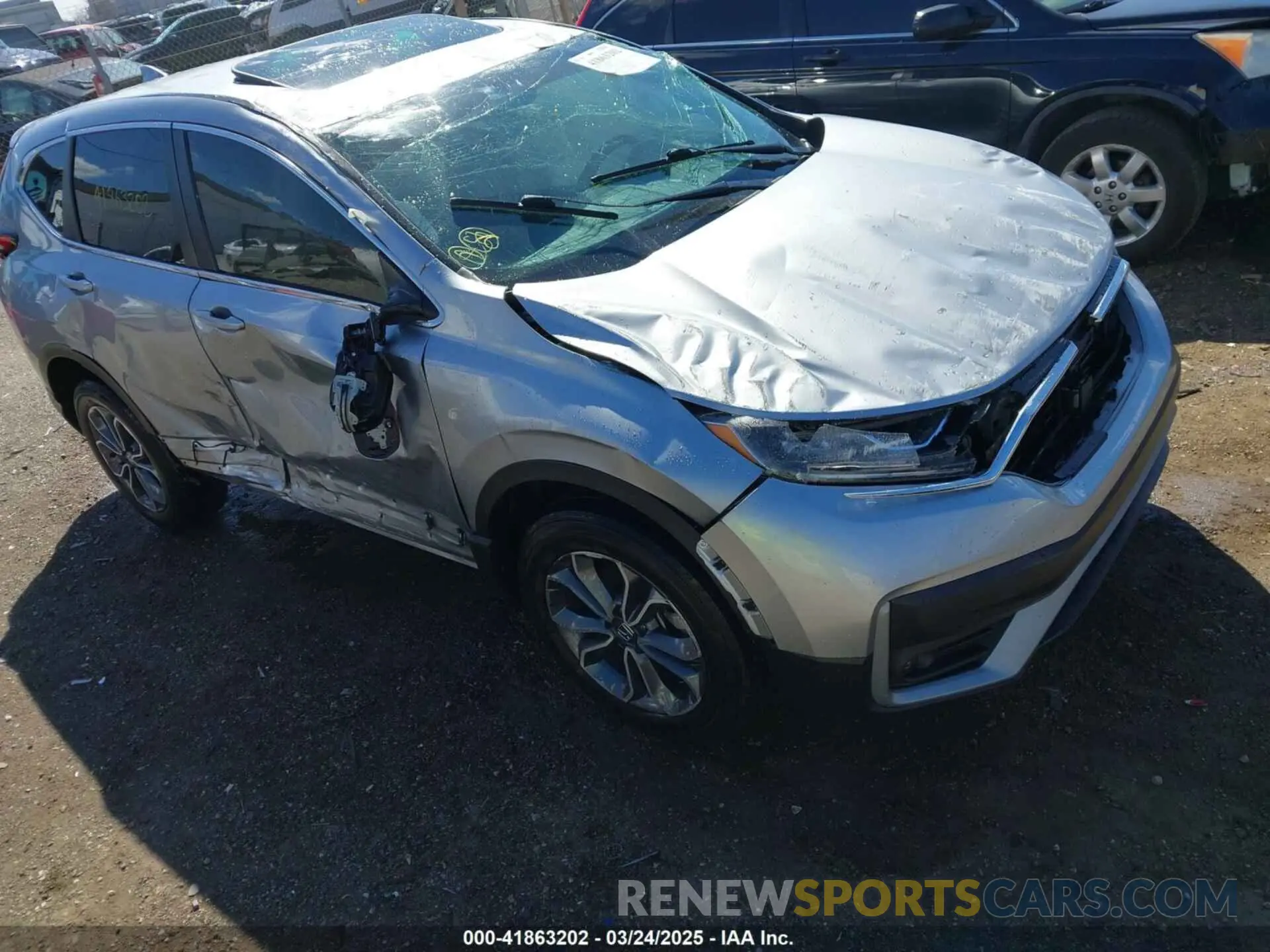 6 Фотография поврежденного автомобиля 7FARW2H86NE002084 HONDA CR-V 2022