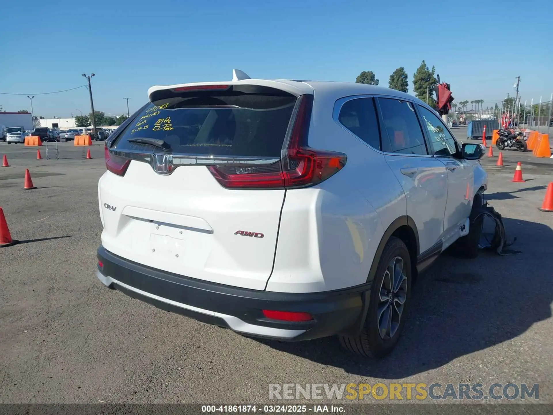 4 Фотография поврежденного автомобиля 7FARW2H8XNE045486 HONDA CR-V 2022