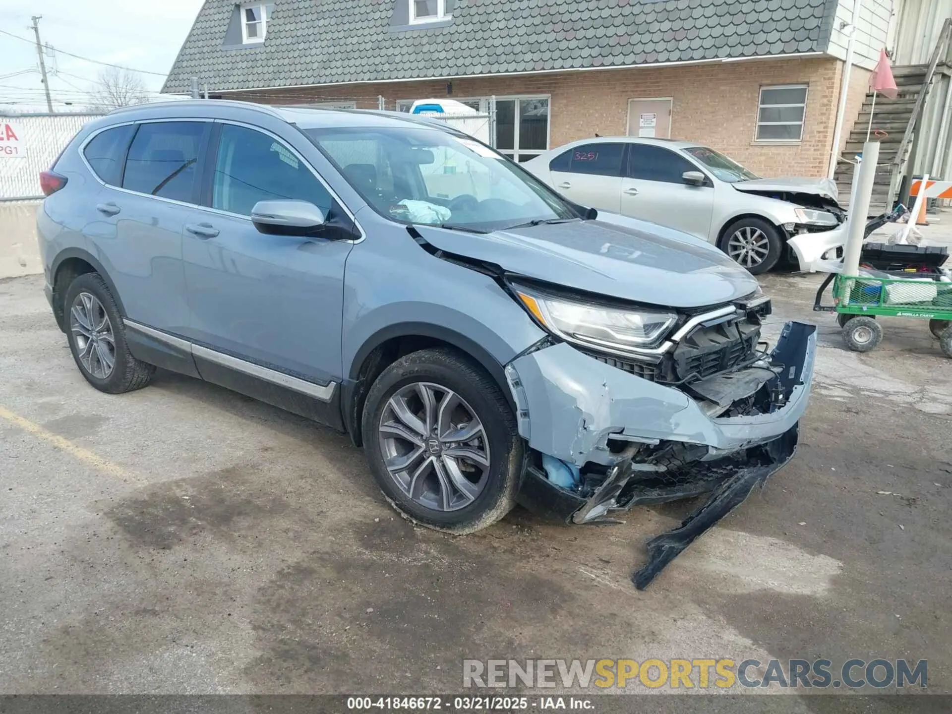 1 Photograph of a damaged car 7FARW2H92NE021336 HONDA CR-V 2022