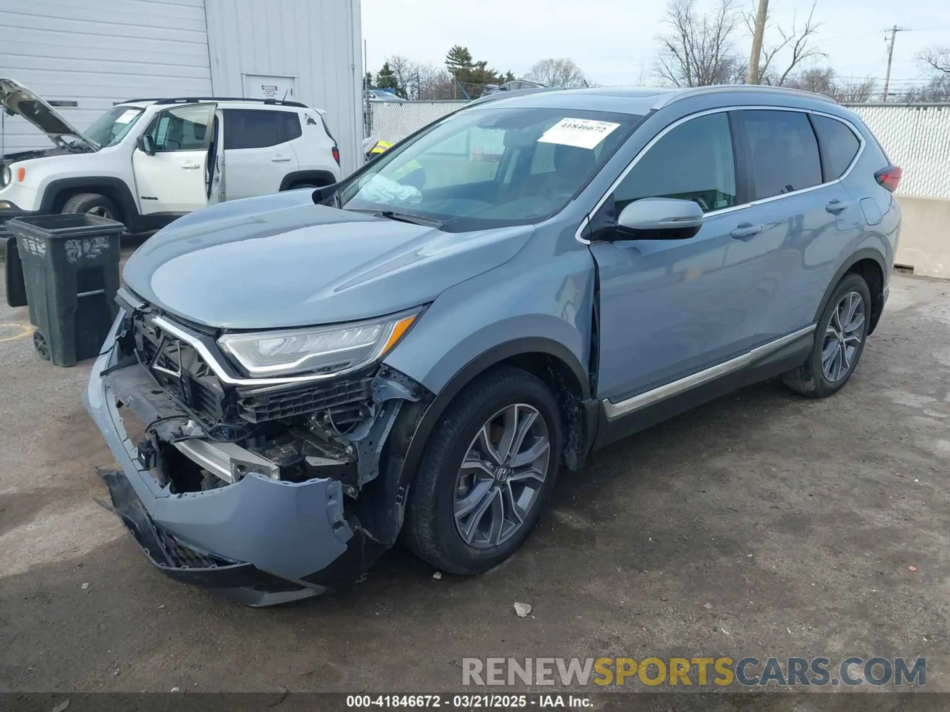 2 Photograph of a damaged car 7FARW2H92NE021336 HONDA CR-V 2022