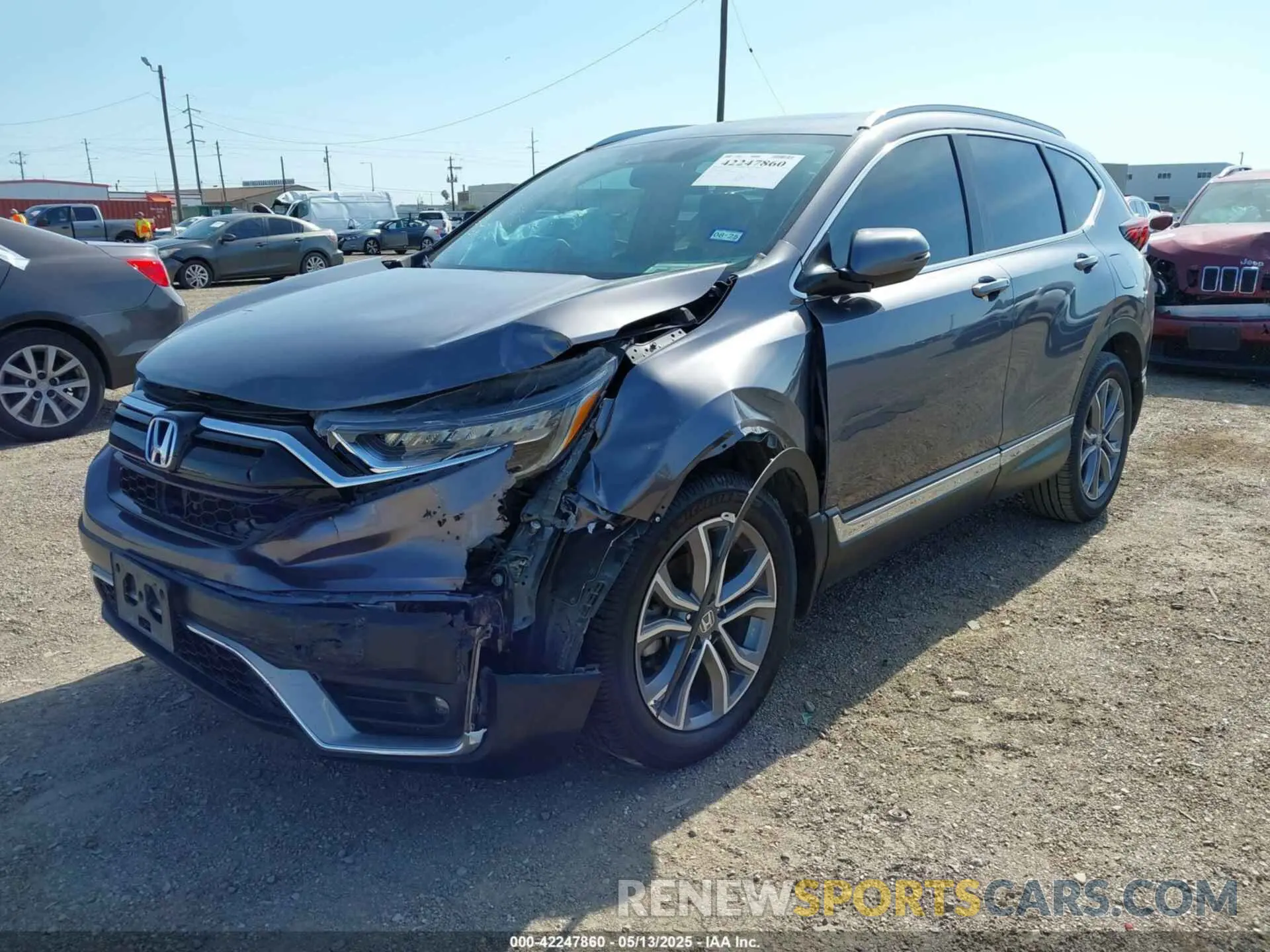 2 Фотография поврежденного автомобиля 7FARW2H95NE040625 HONDA CR-V 2022