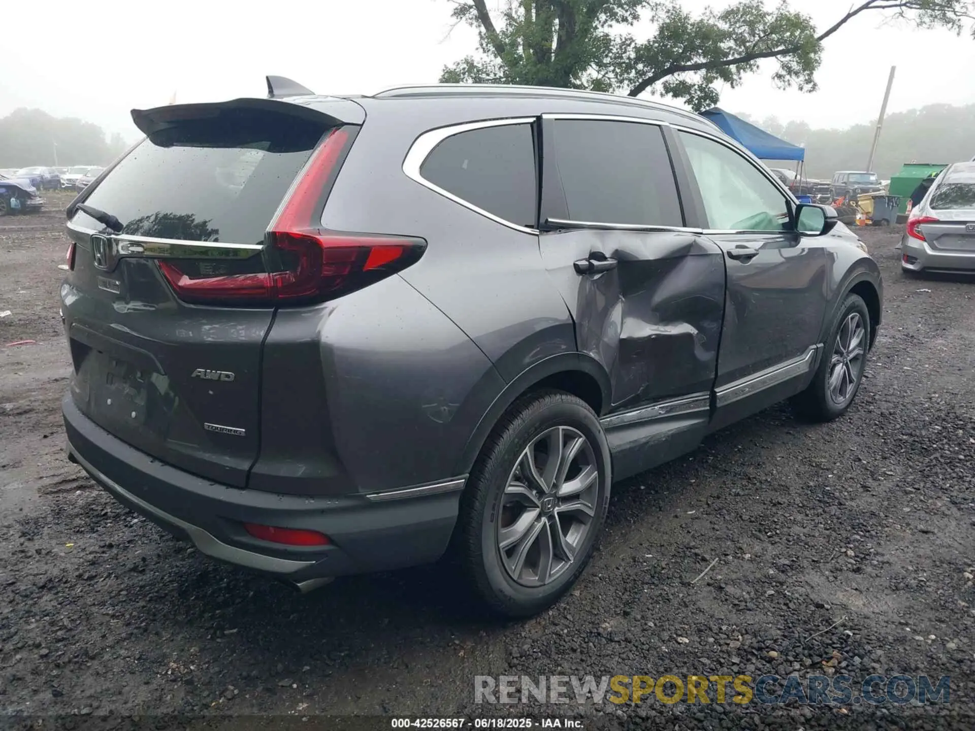 4 Photograph of a damaged car 7FARW2H9XNE027370 HONDA CR-V 2022