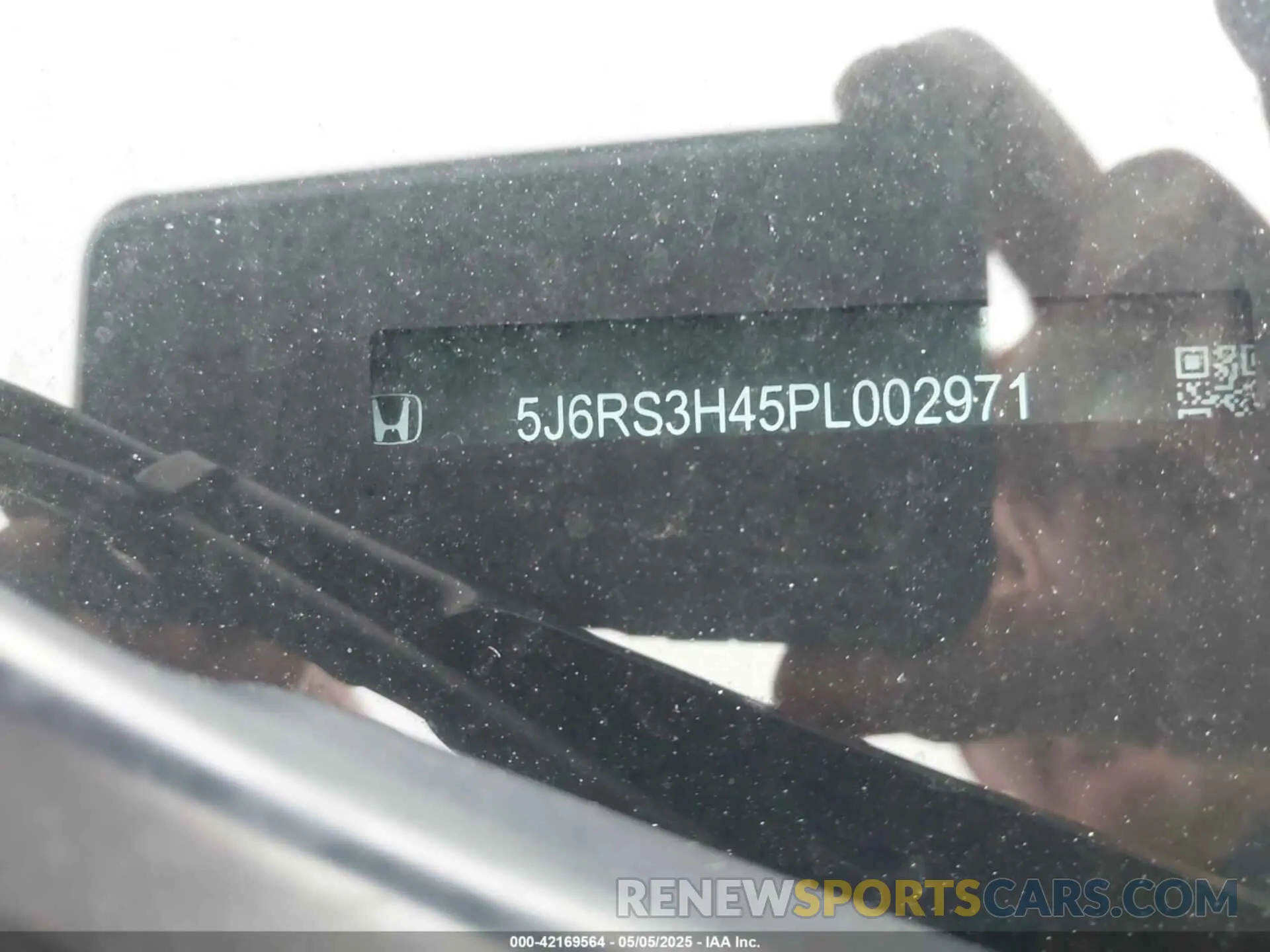 9 Photograph of a damaged car 5J6RS3H45PL002971 HONDA CR-V 2023