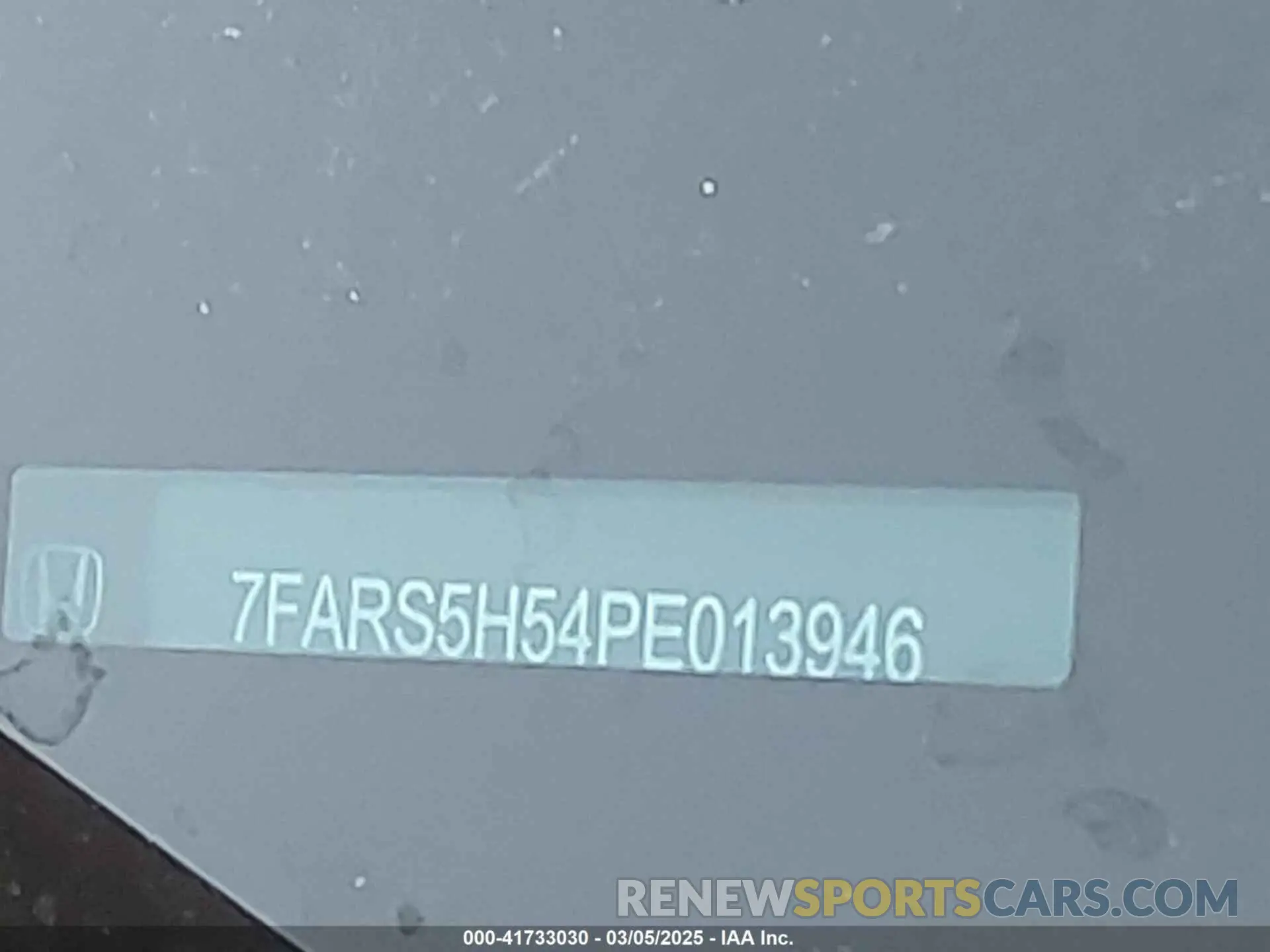 9 Фотография поврежденного автомобиля 7FARS5H54PE013946 HONDA CR-V 2023