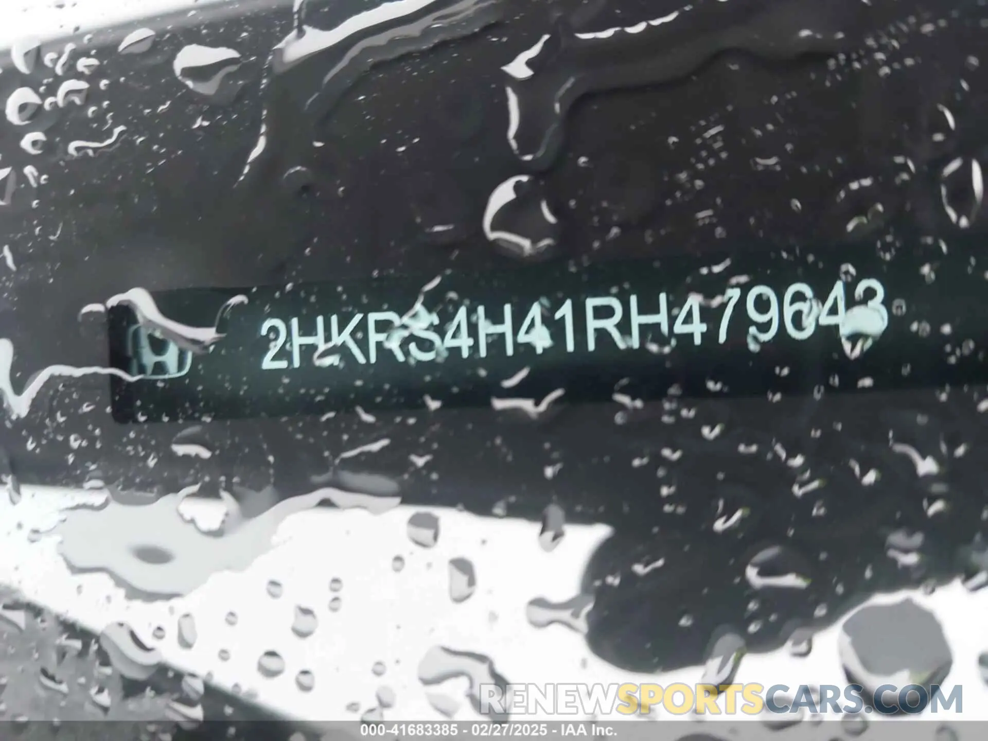 9 Фотография поврежденного автомобиля 2HKRS4H41RH479643 HONDA CR-V 2024