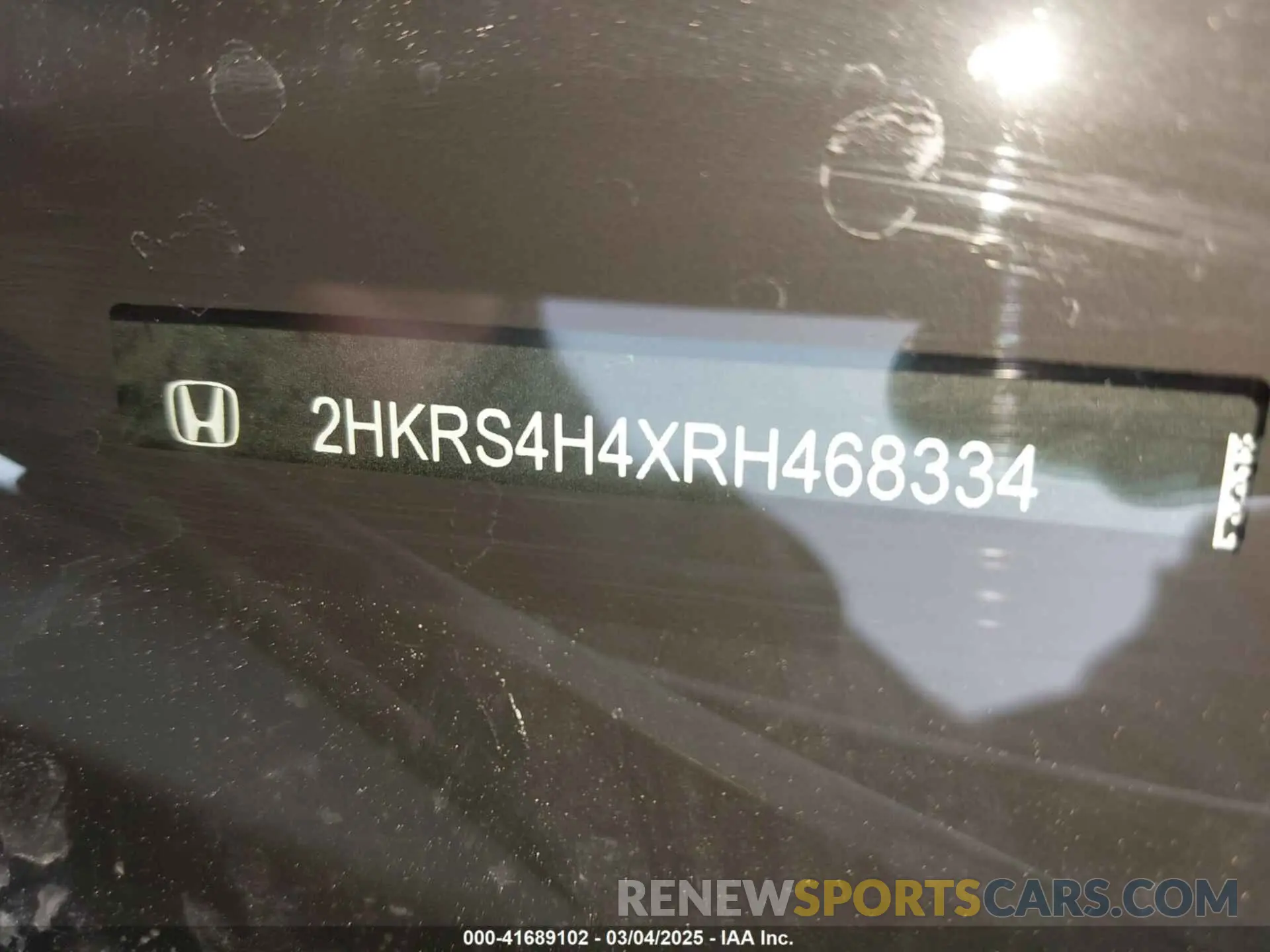 9 Фотография поврежденного автомобиля 2HKRS4H4XRH468334 HONDA CR-V 2024