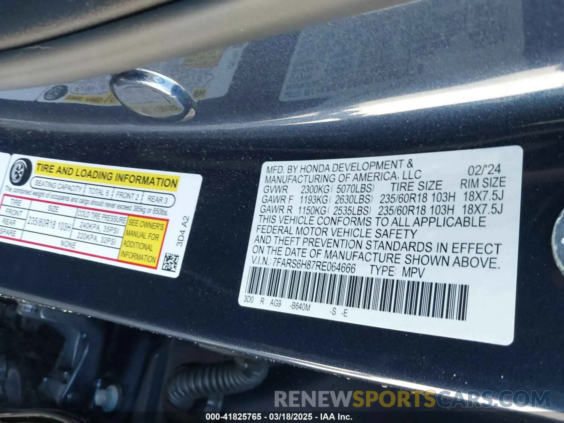 9 Photograph of a damaged car 7FARS6H87RE064666 HONDA CR-V 2024