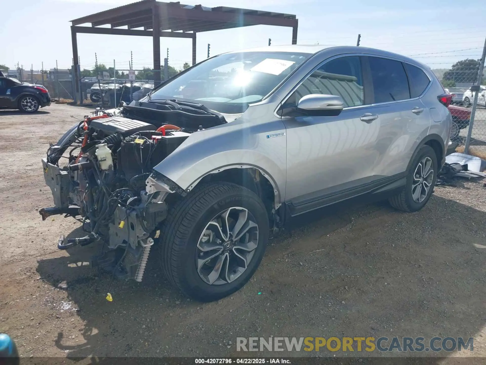 2 Photograph of a damaged car 7FART6H53LE004913 HONDA CR-V HYBRID 2020