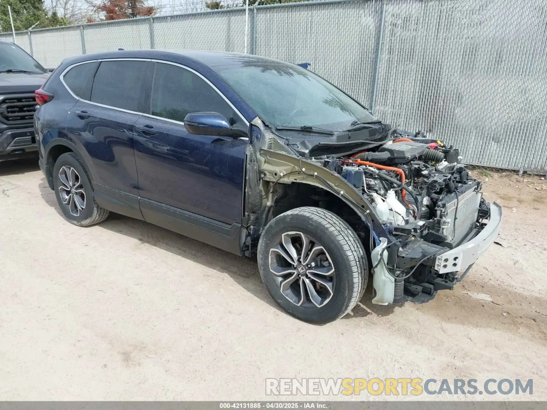 1 Photograph of a damaged car 7FART6H57LE017356 HONDA CR-V HYBRID 2020